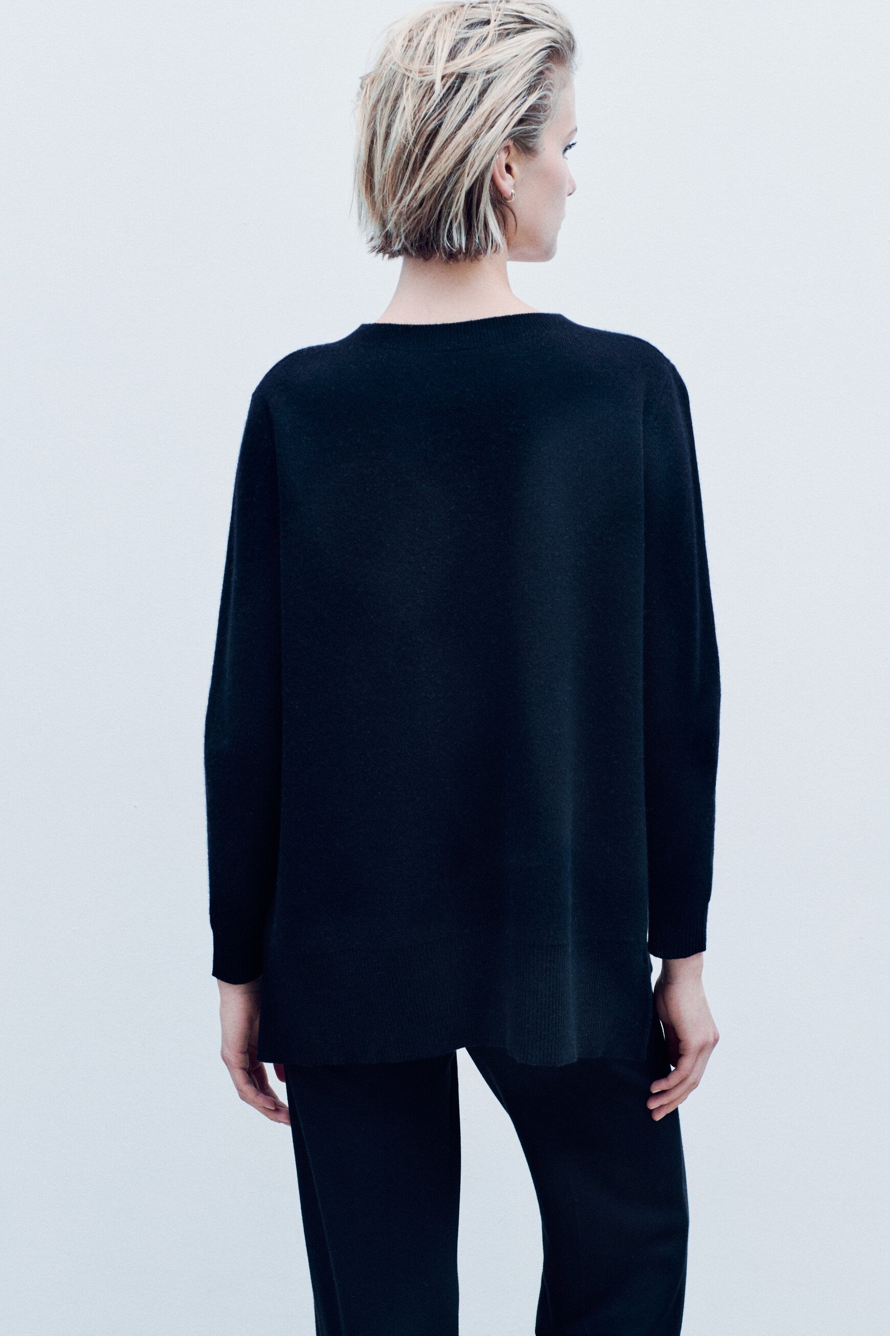 pull mleopold made in italy noir femme Pull Mleopold made in Italy noir femme