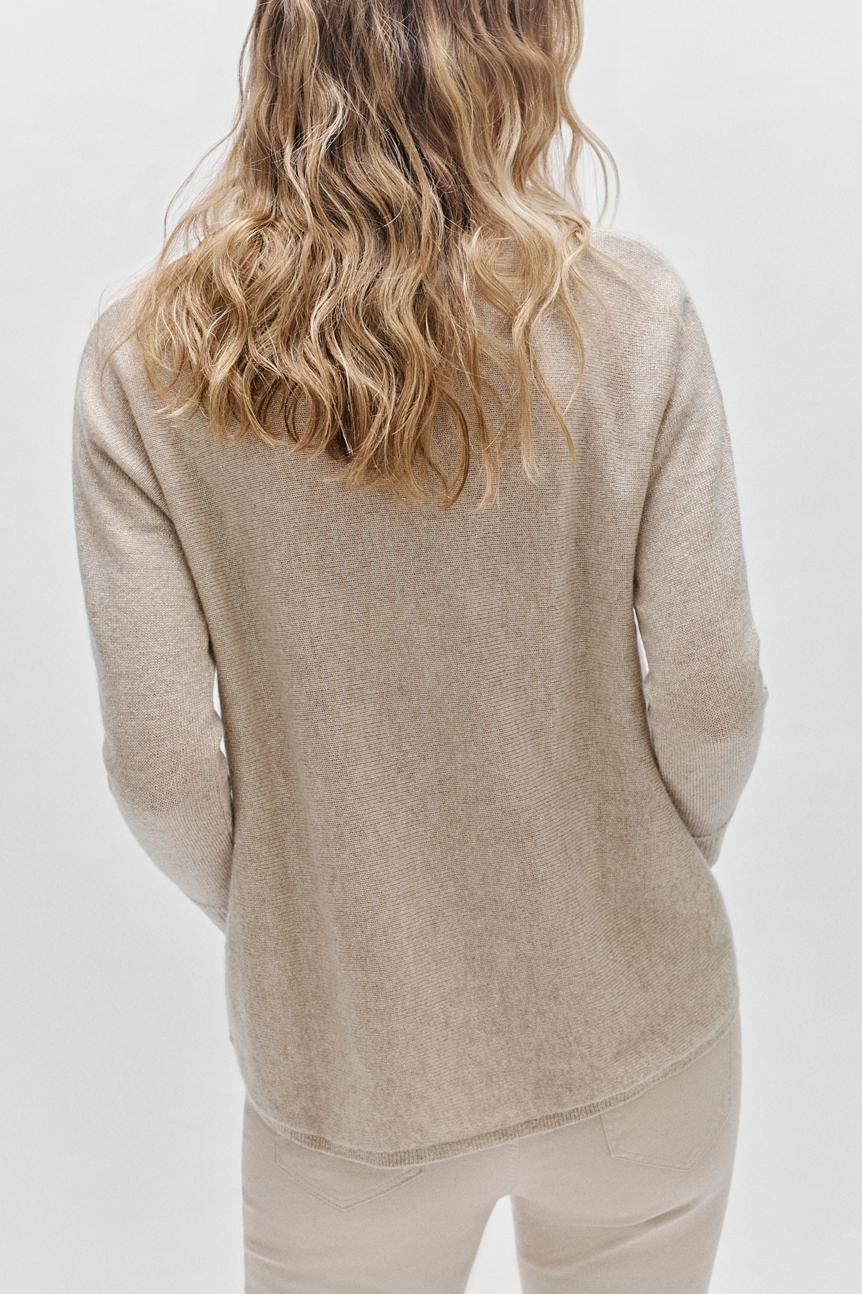 pull amelia lurex beige femme pull amelia lurex beige femme
