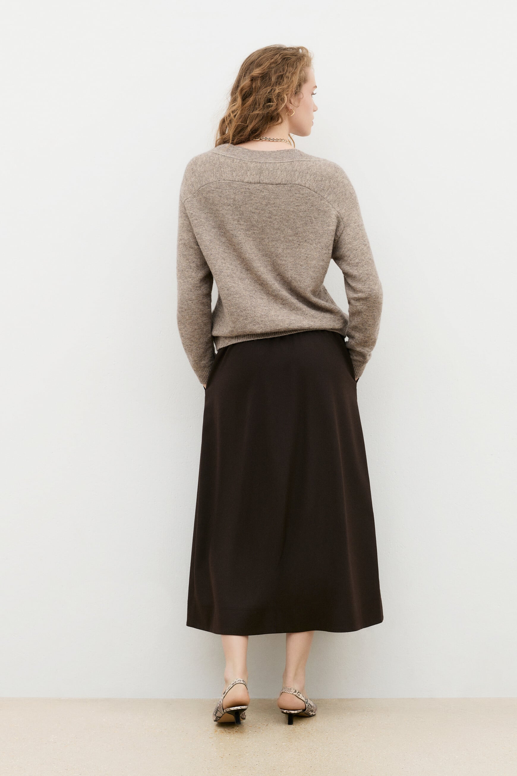 Mjerry sweater taupe woman