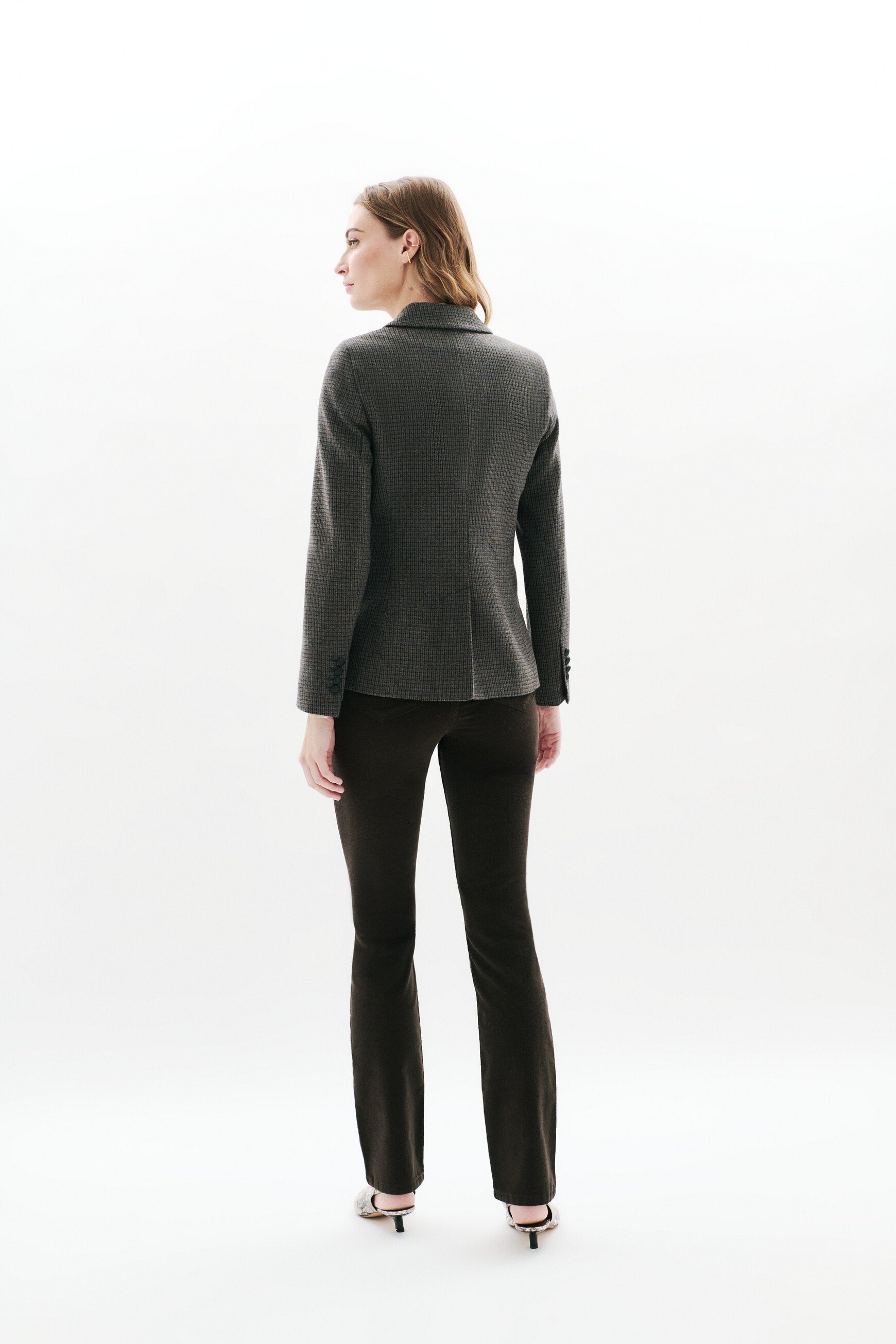 vaurora pied de puce jacket grey woman Vaurora Pied De Puce jacket grey woman