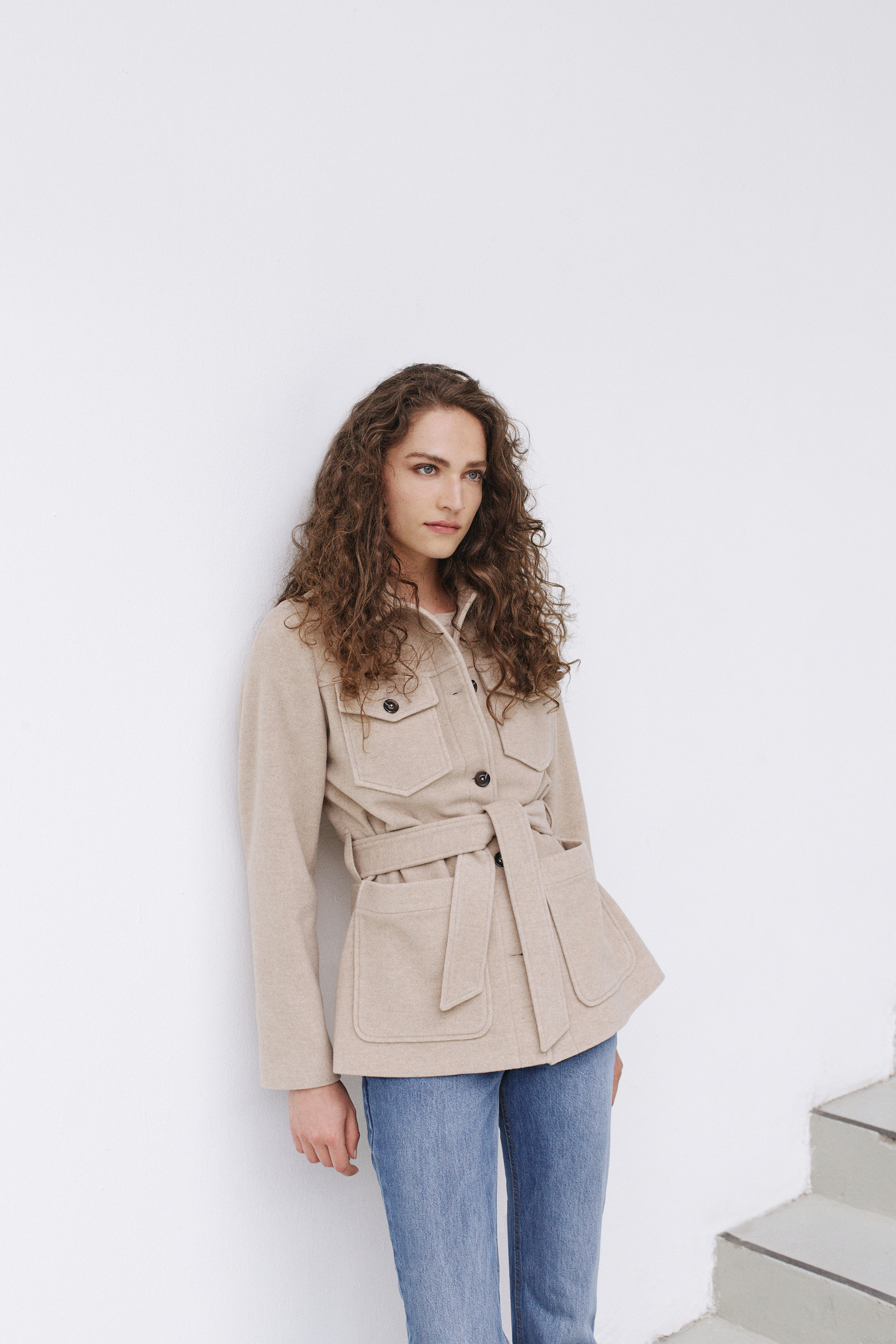 veste solene sable femme