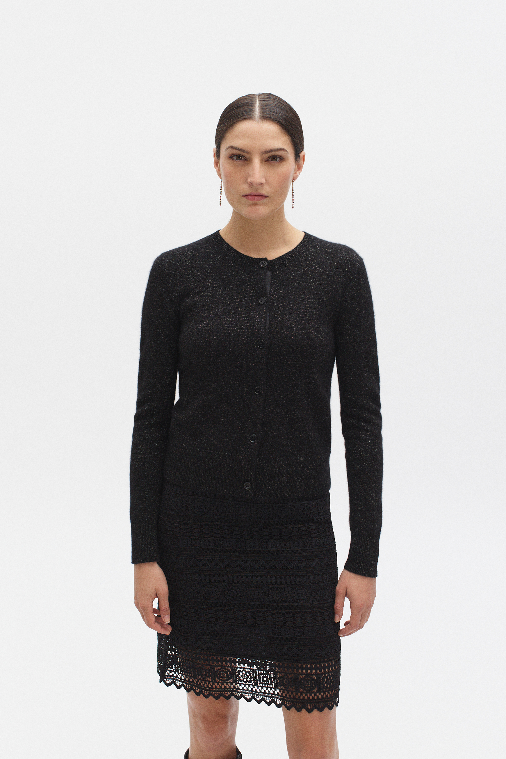 cardigan carola zwart vrouw Cardigan Carola zwart vrouw