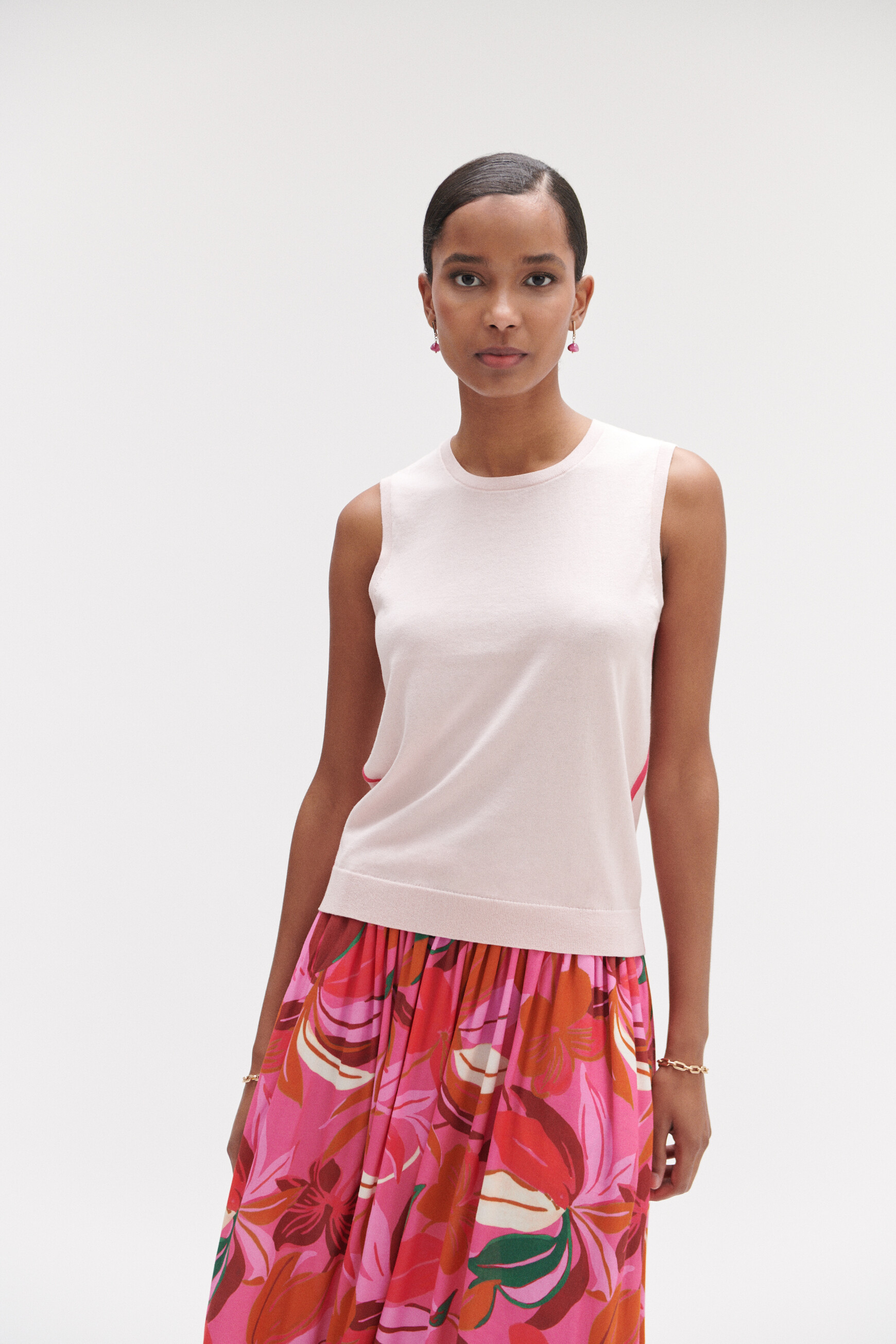 debardeur franck rose clair femme Débardeur franck rose clair femme
