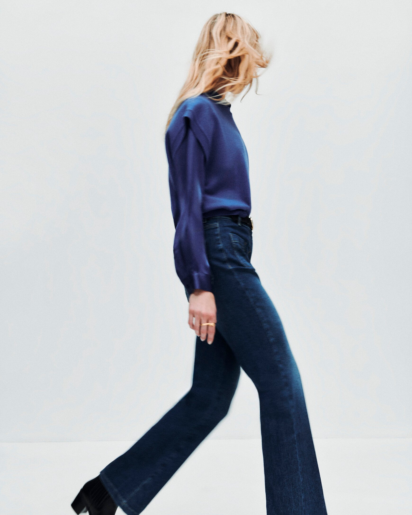 Pantaloni pelley denim denim stone donna