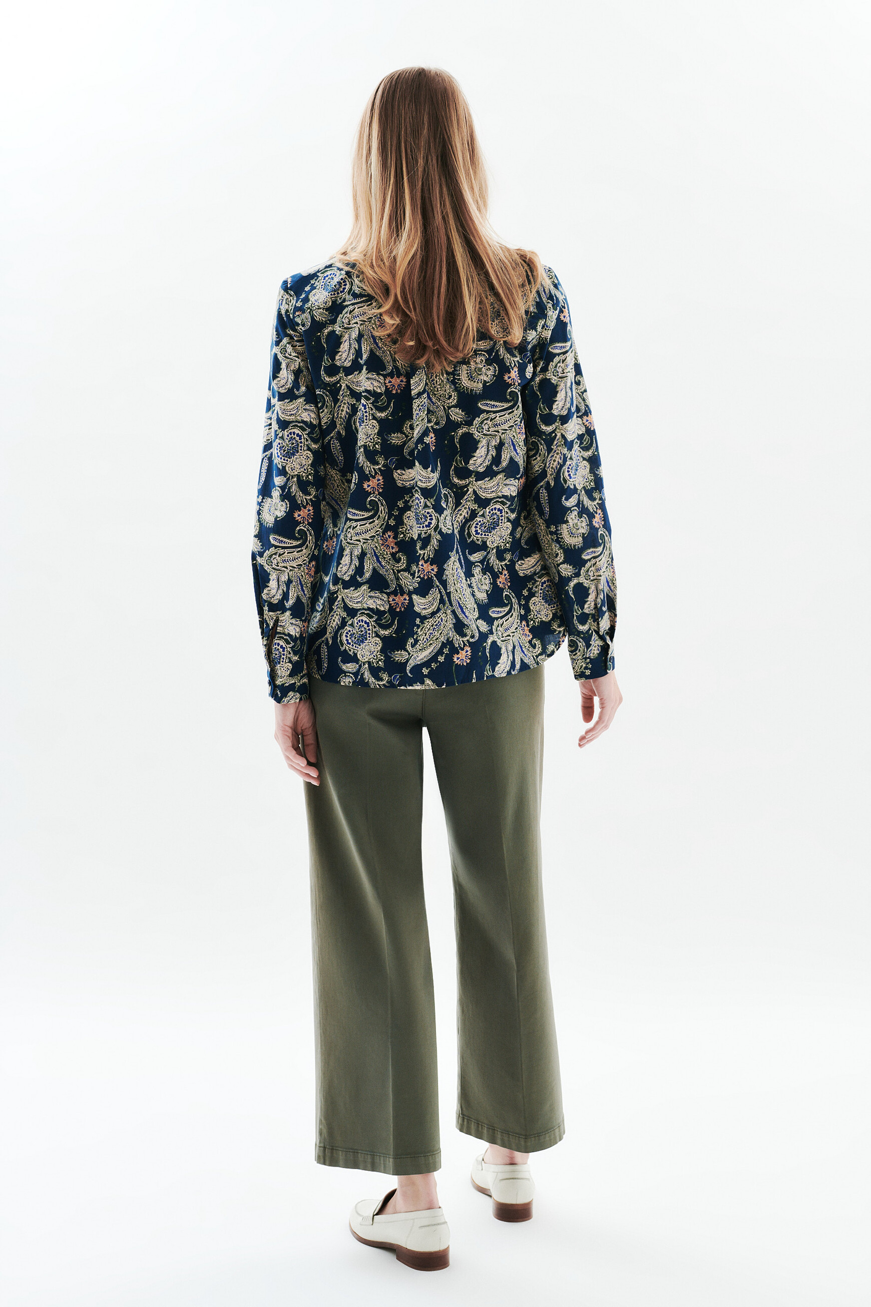 Jessica2 shirt navy blue woman
