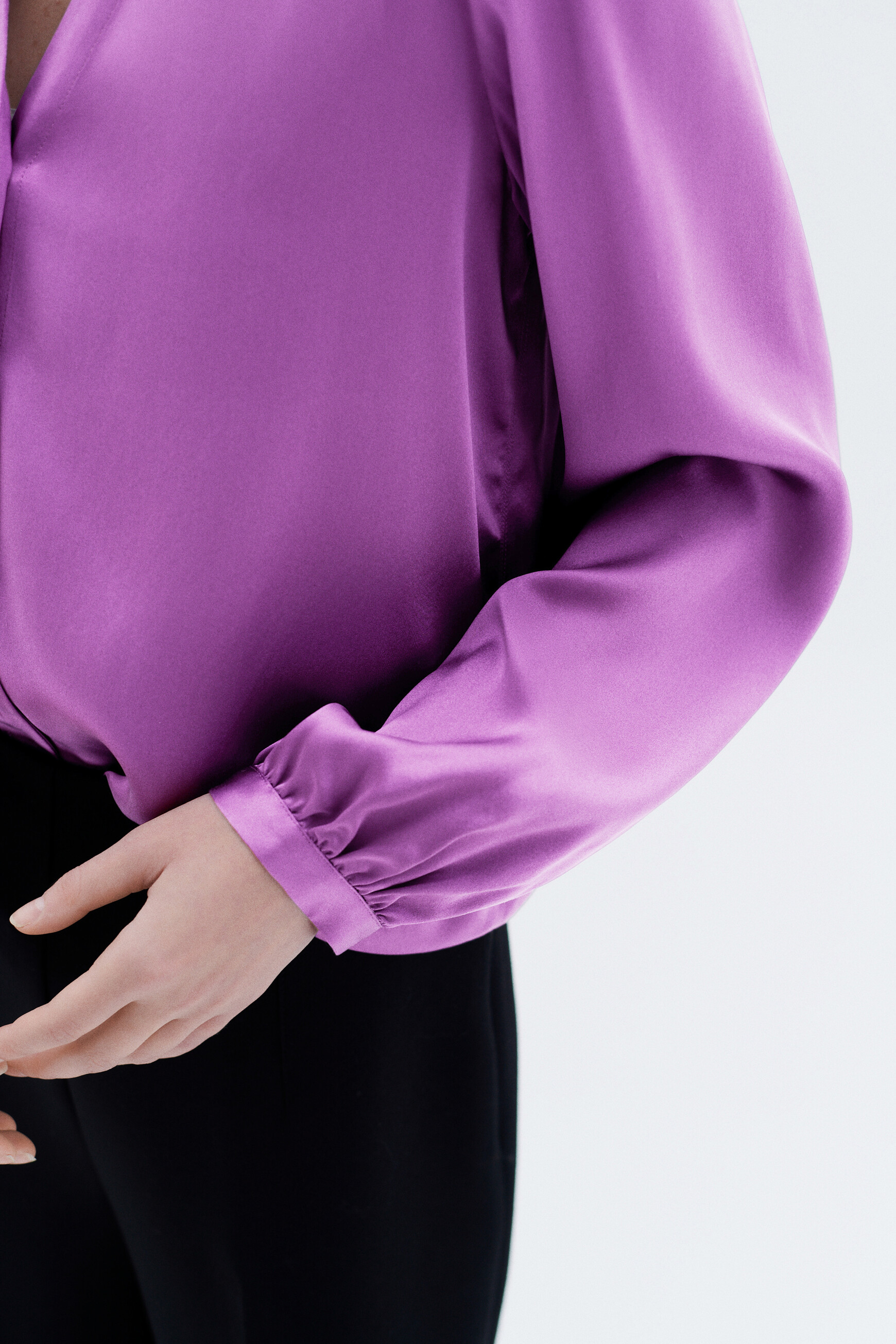 Chemise parme on sale femme