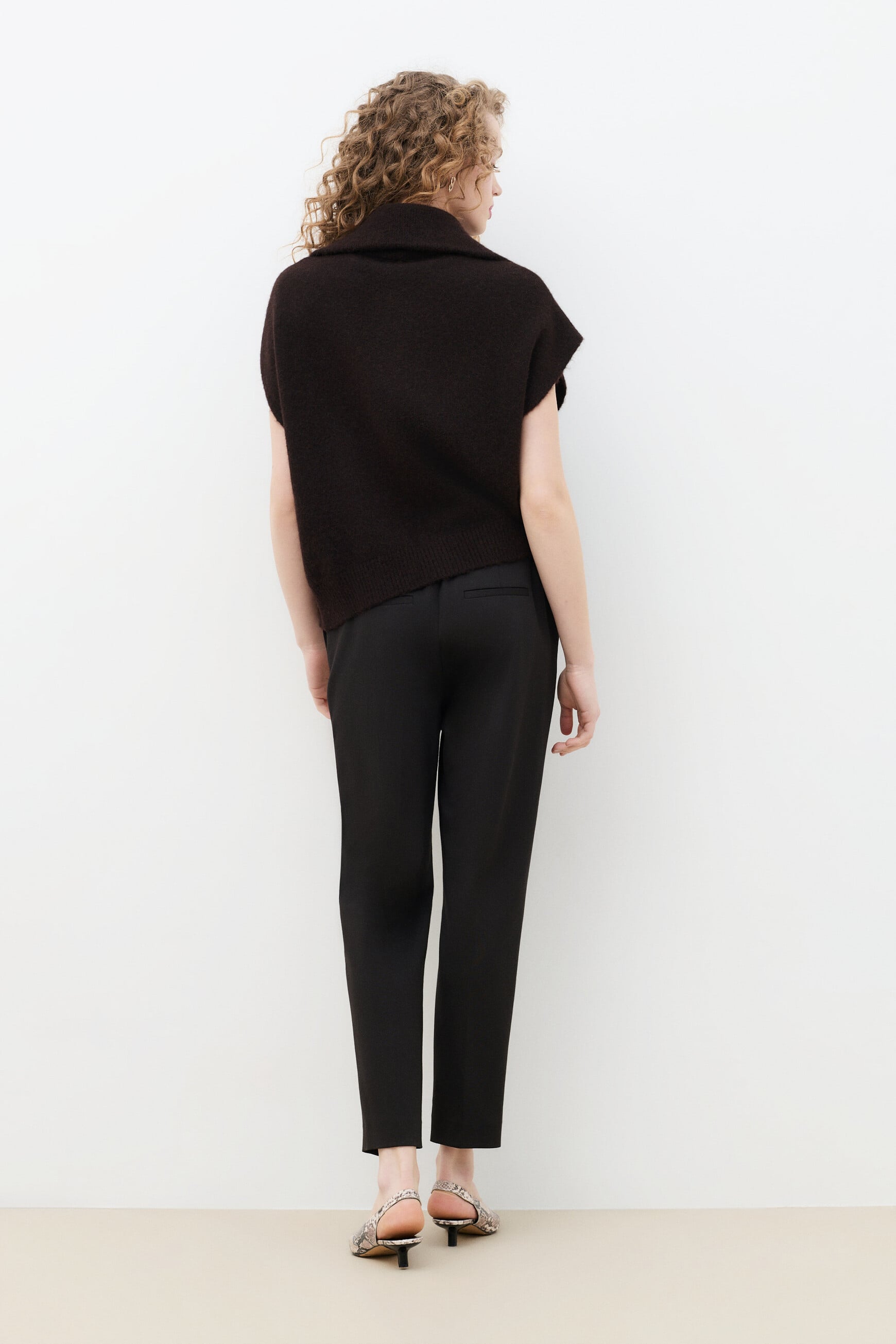Maglione Mitch marron fonc&eacute; donna