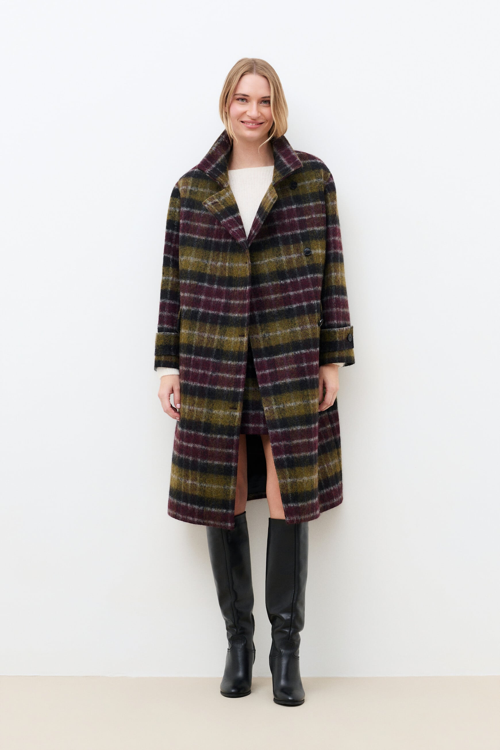 Gwatson coat olive green woman