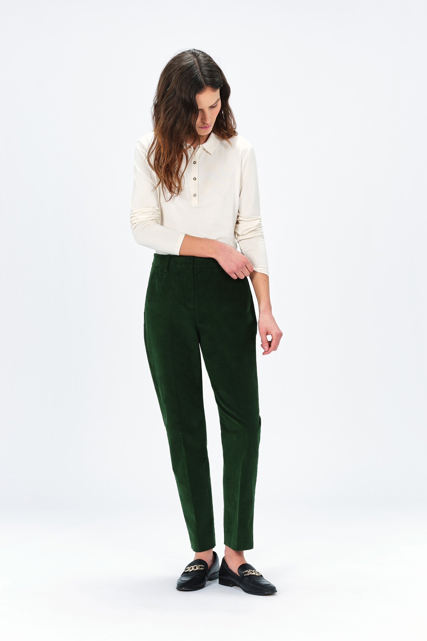 pantalon psidika vert fonce femme Pantalon psidika vert fonce femme