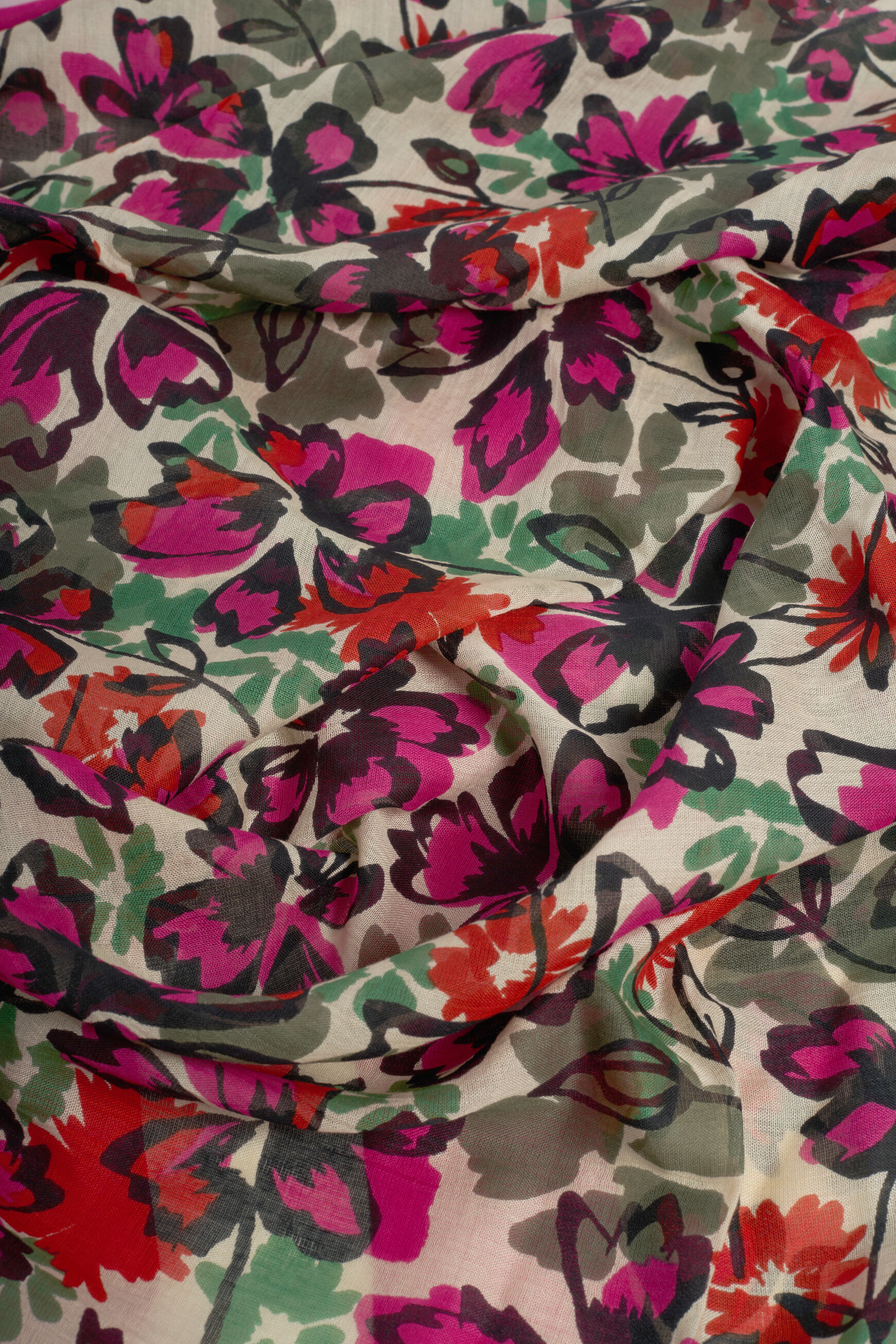linda scarf raspberry pink woman