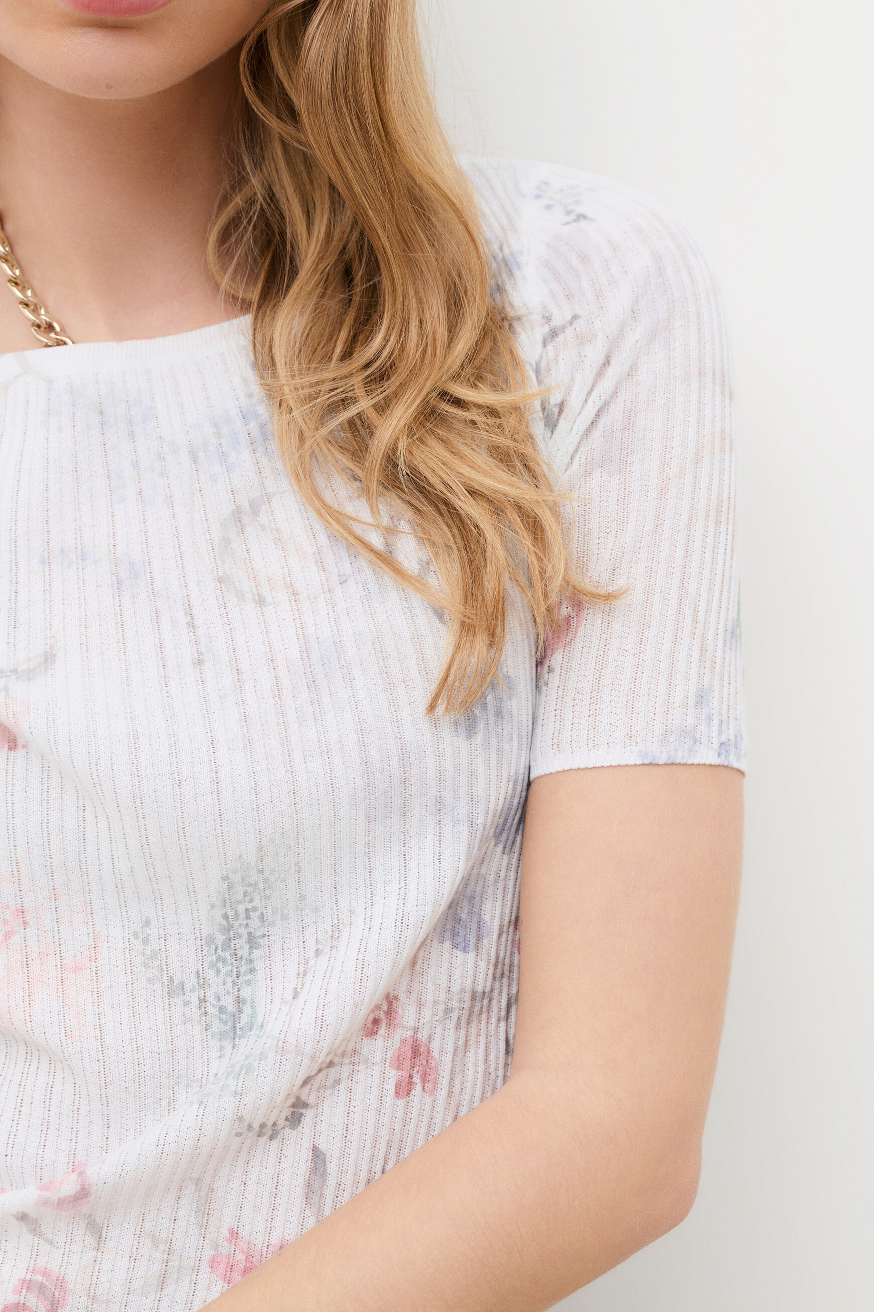 Mfiorella sweater ivory woman