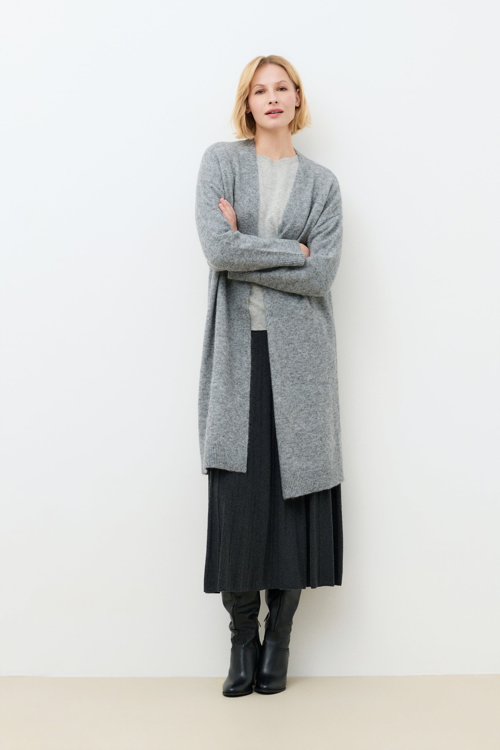 Maglione Mwendy grigio donna