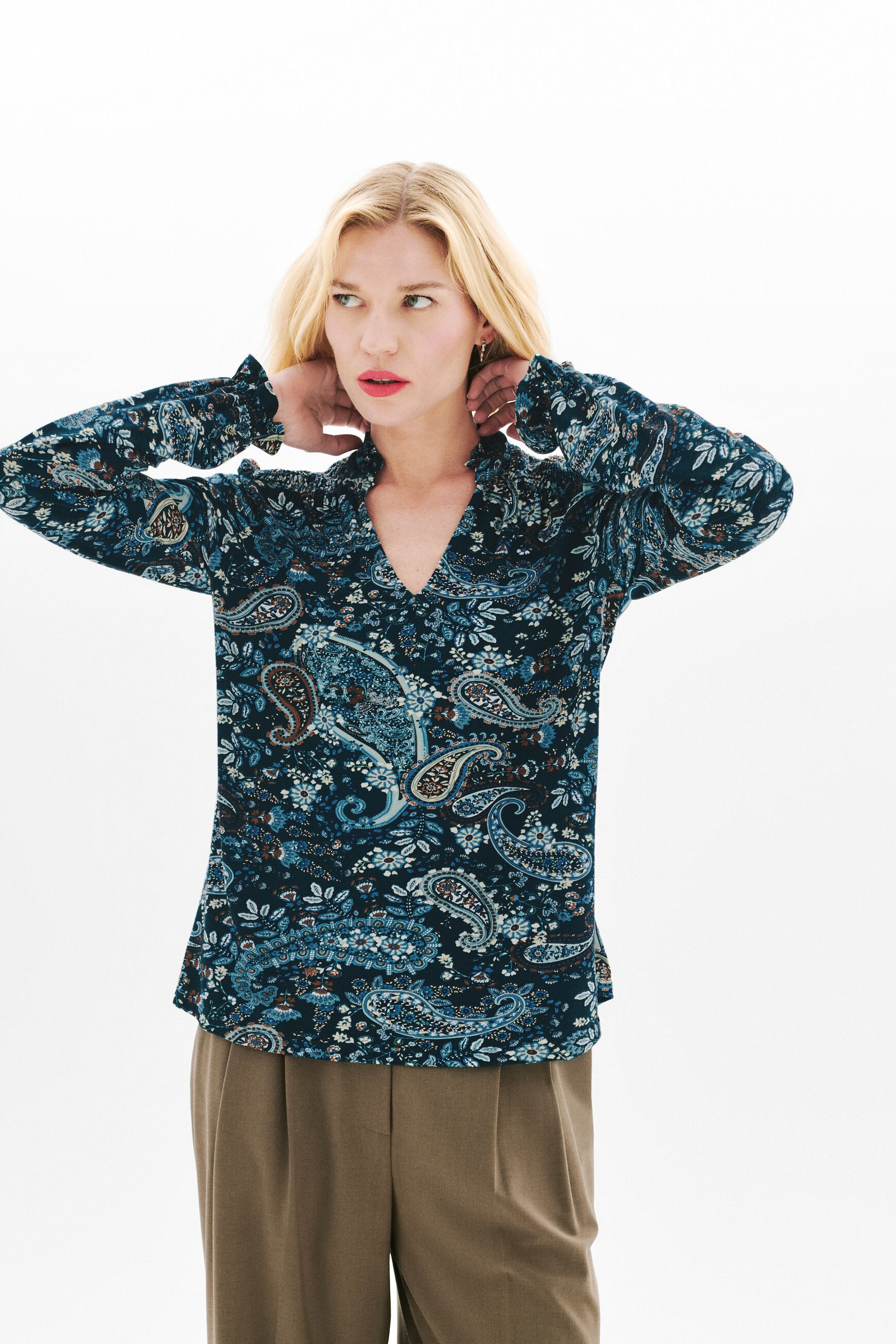 t shirt tiltana3 bleu canard femme T-shirt Tiltana3 bleu canard femme