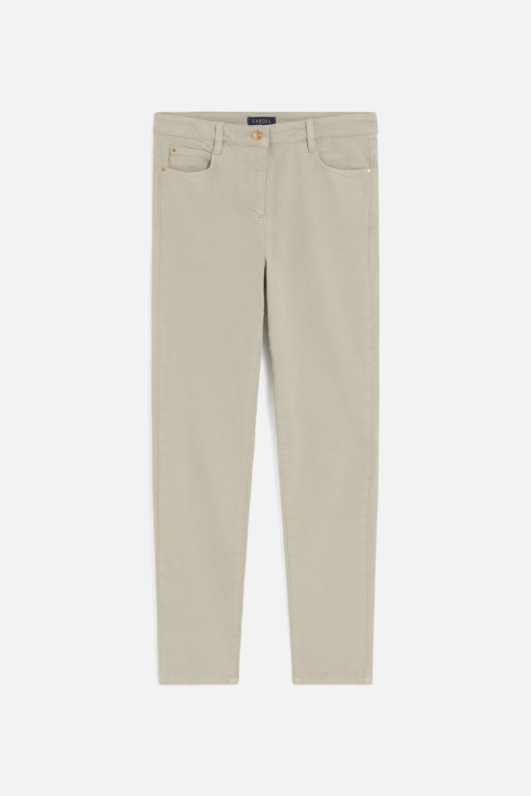 Pantalon ptonio beige femme