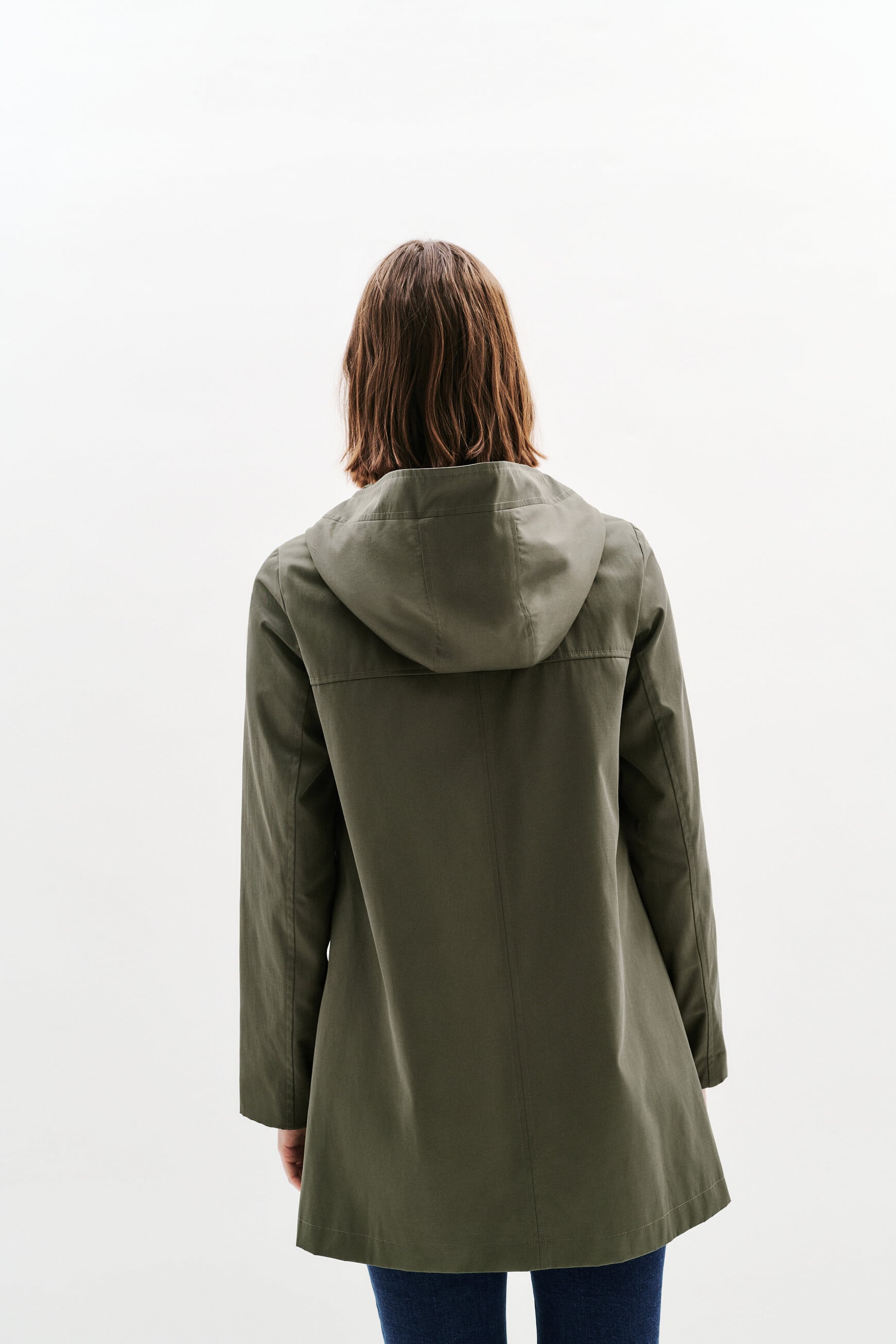 Gvenard Coat khaki green woman