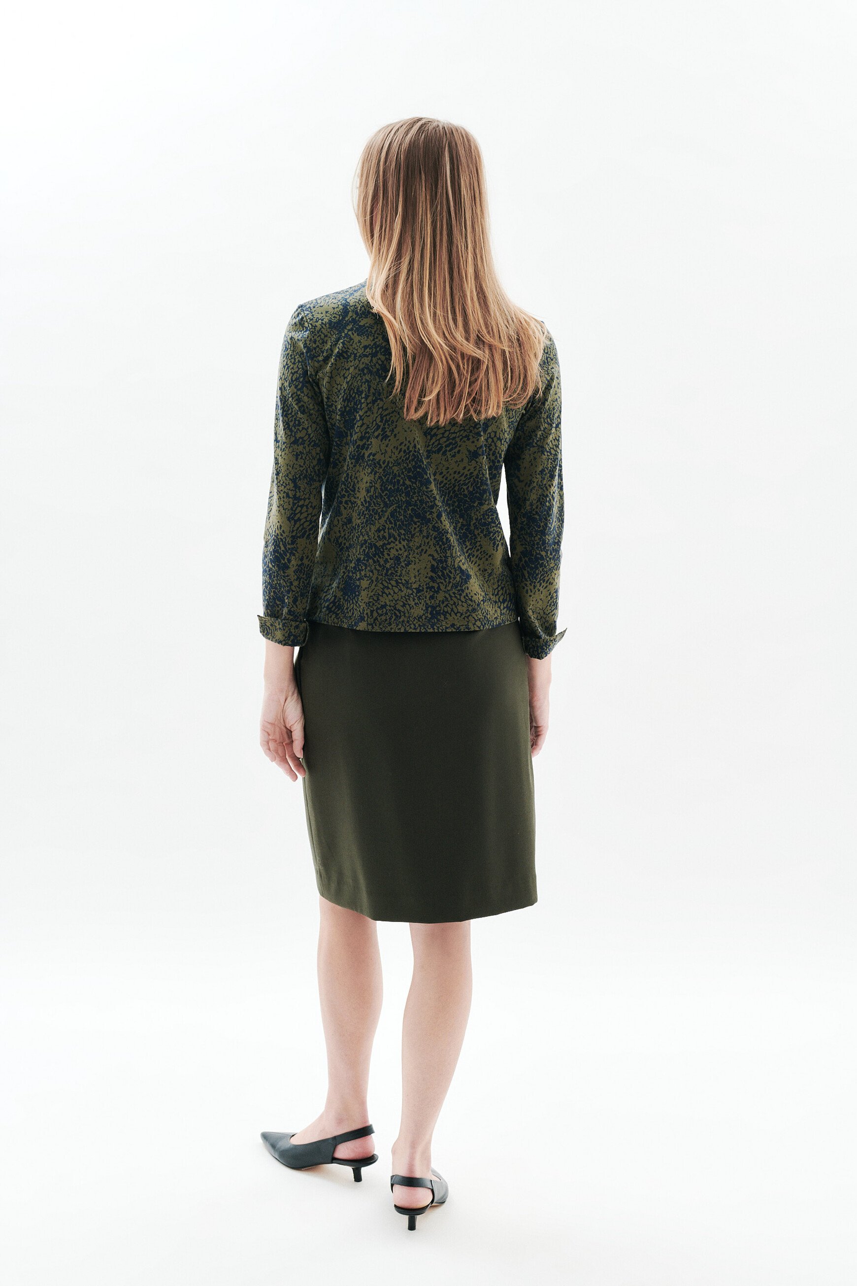 T-shirt Tanoushka2 vert kaki femme