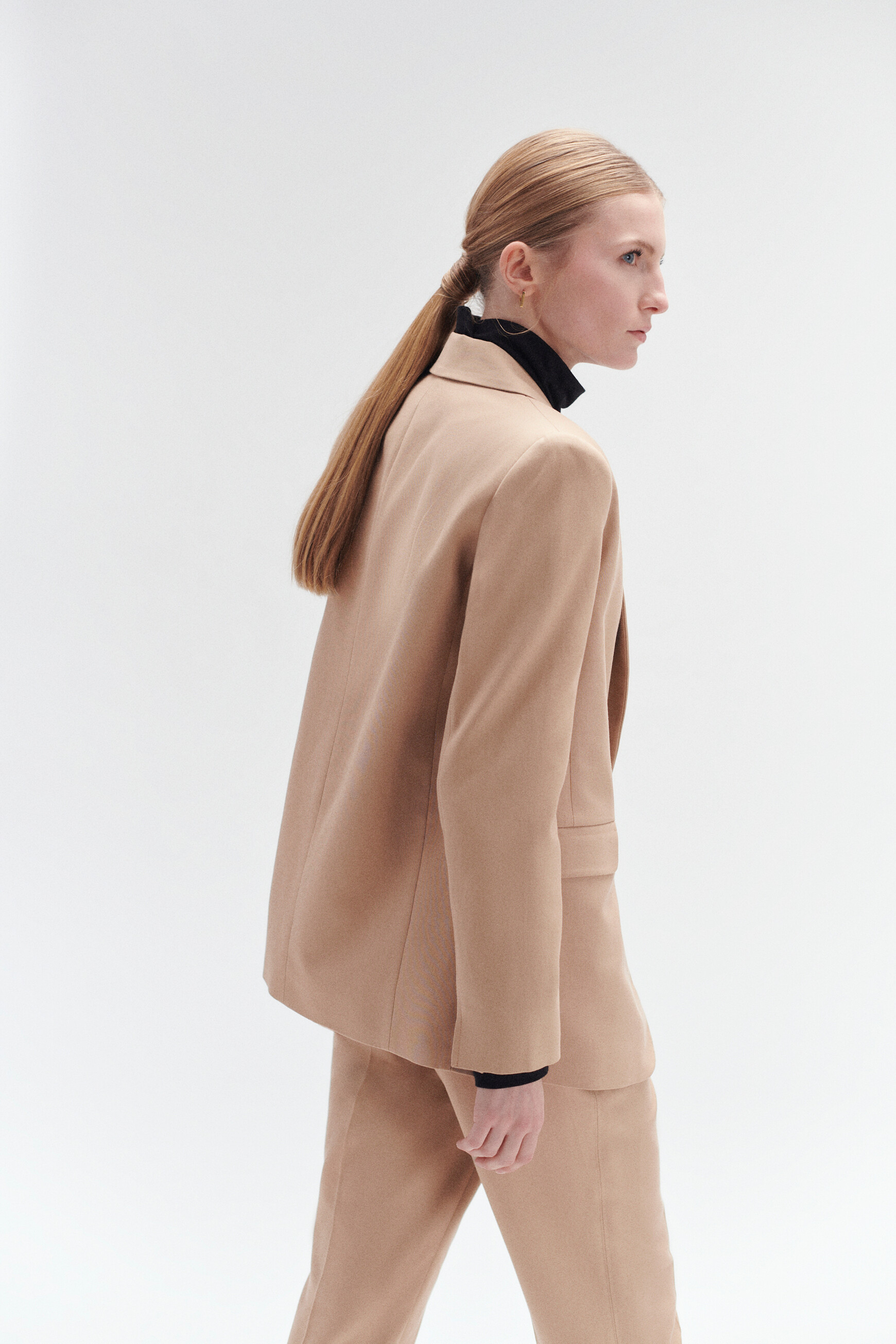 blazer leora classique sable femme
