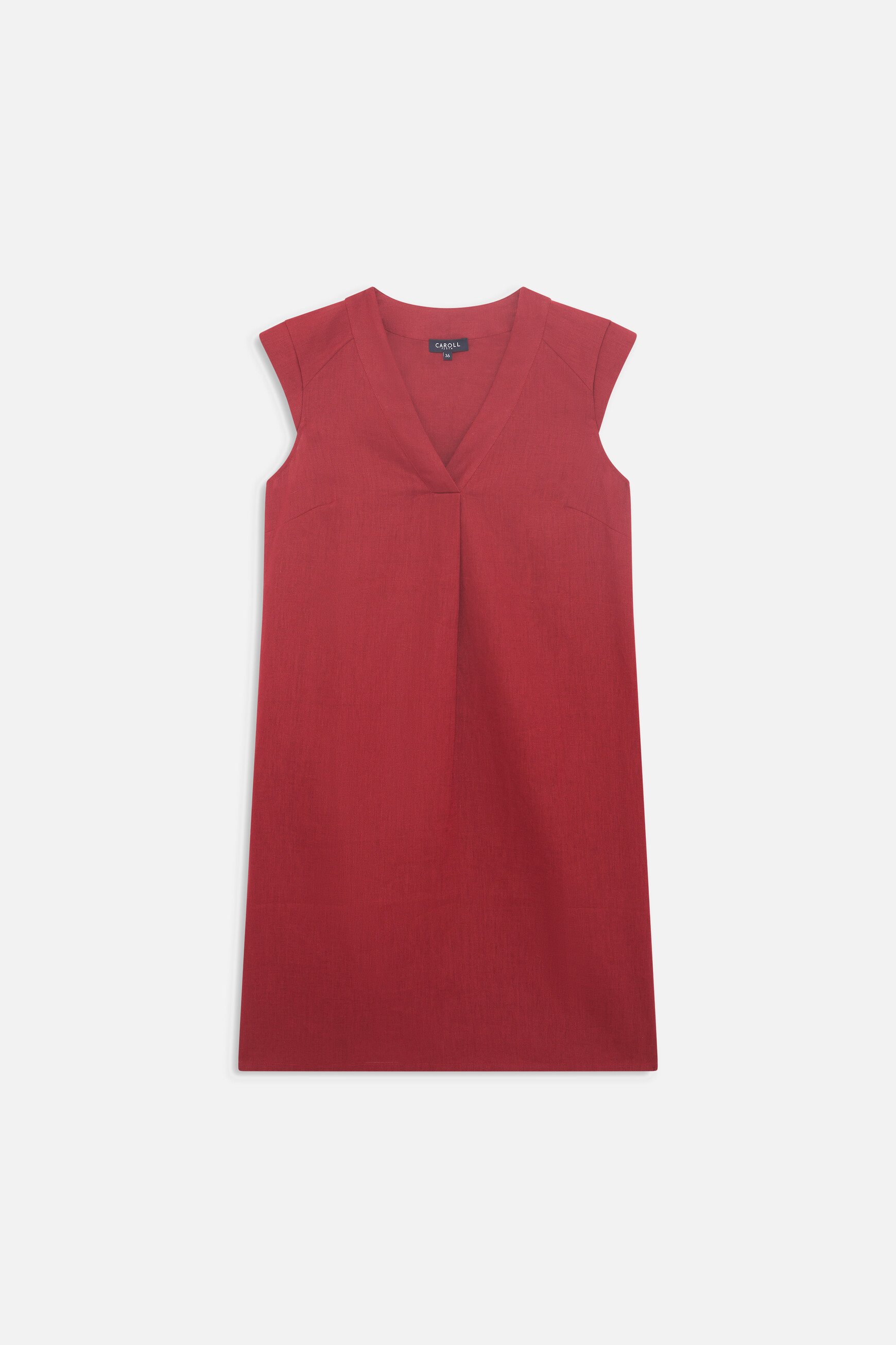 robe pamela 100 lin bordeaux femme robe pamela 100% lin bordeaux femme