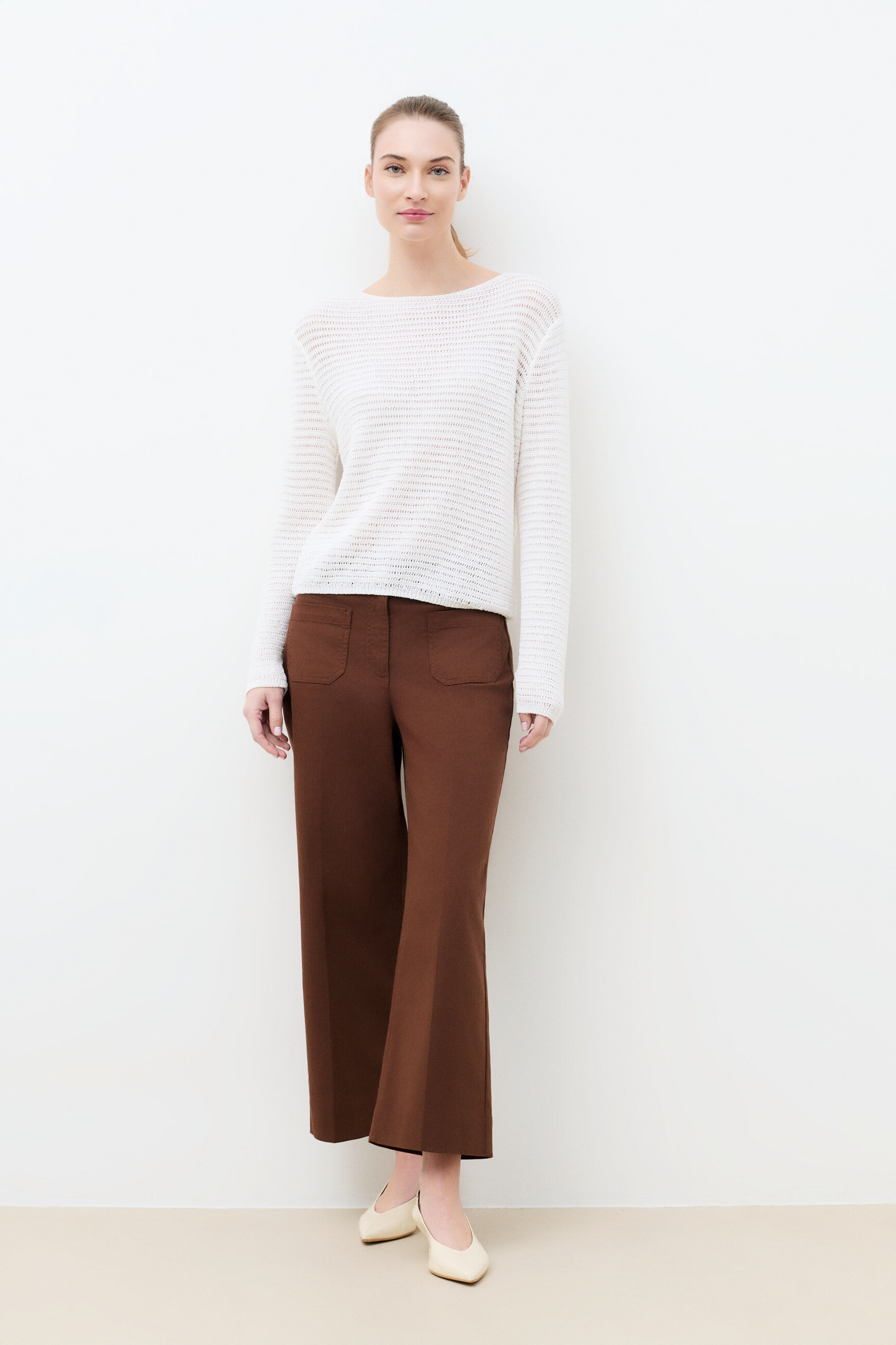 Pull Maldives blanc femme