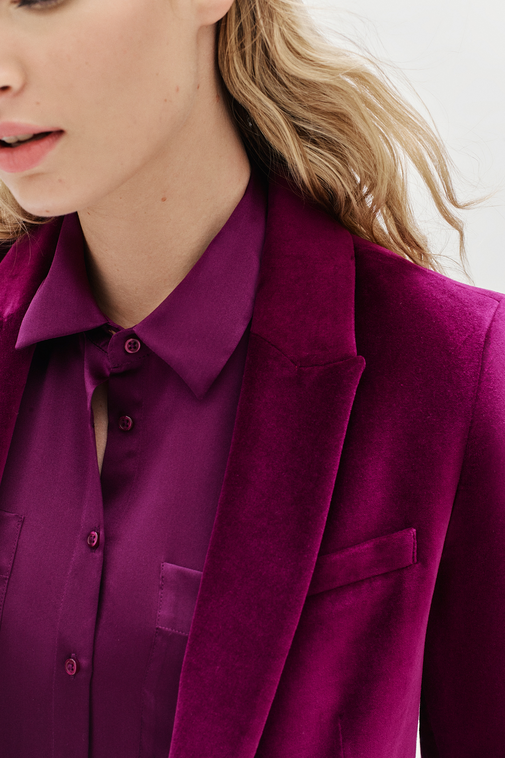 blazer aurora prune femme