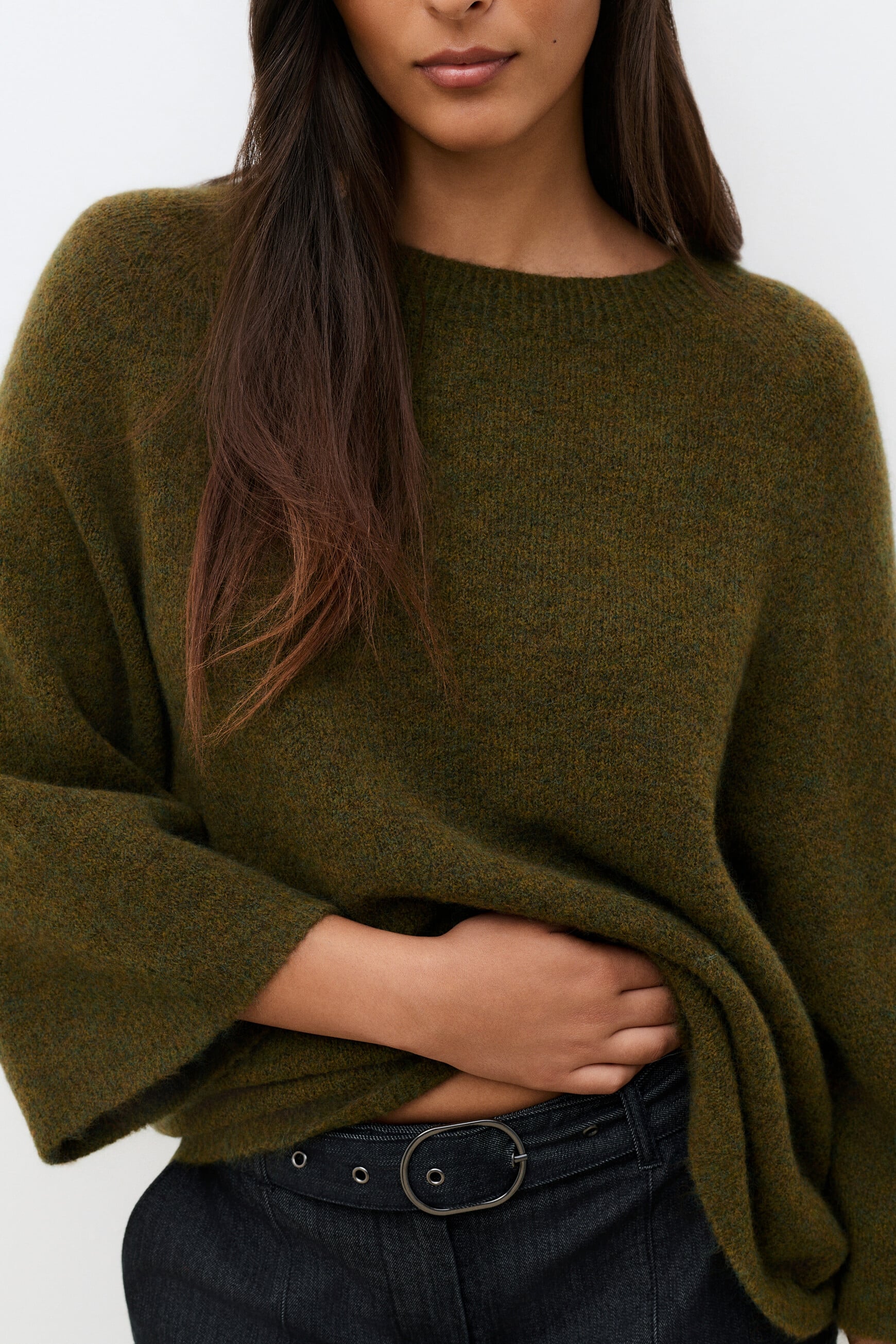 Msienna sweater olive green woman