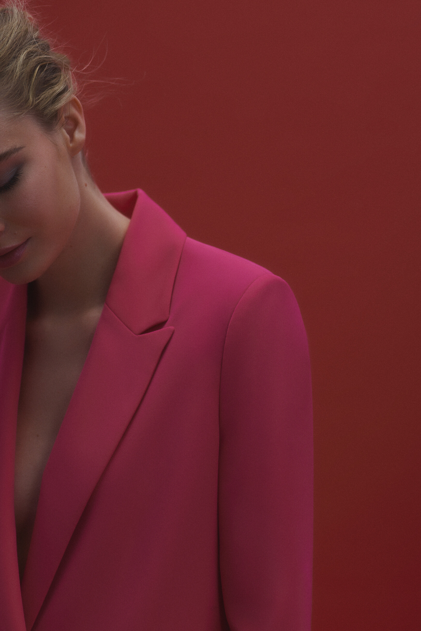 blazer clea rose fushia femme blazer clea rose fushia femme