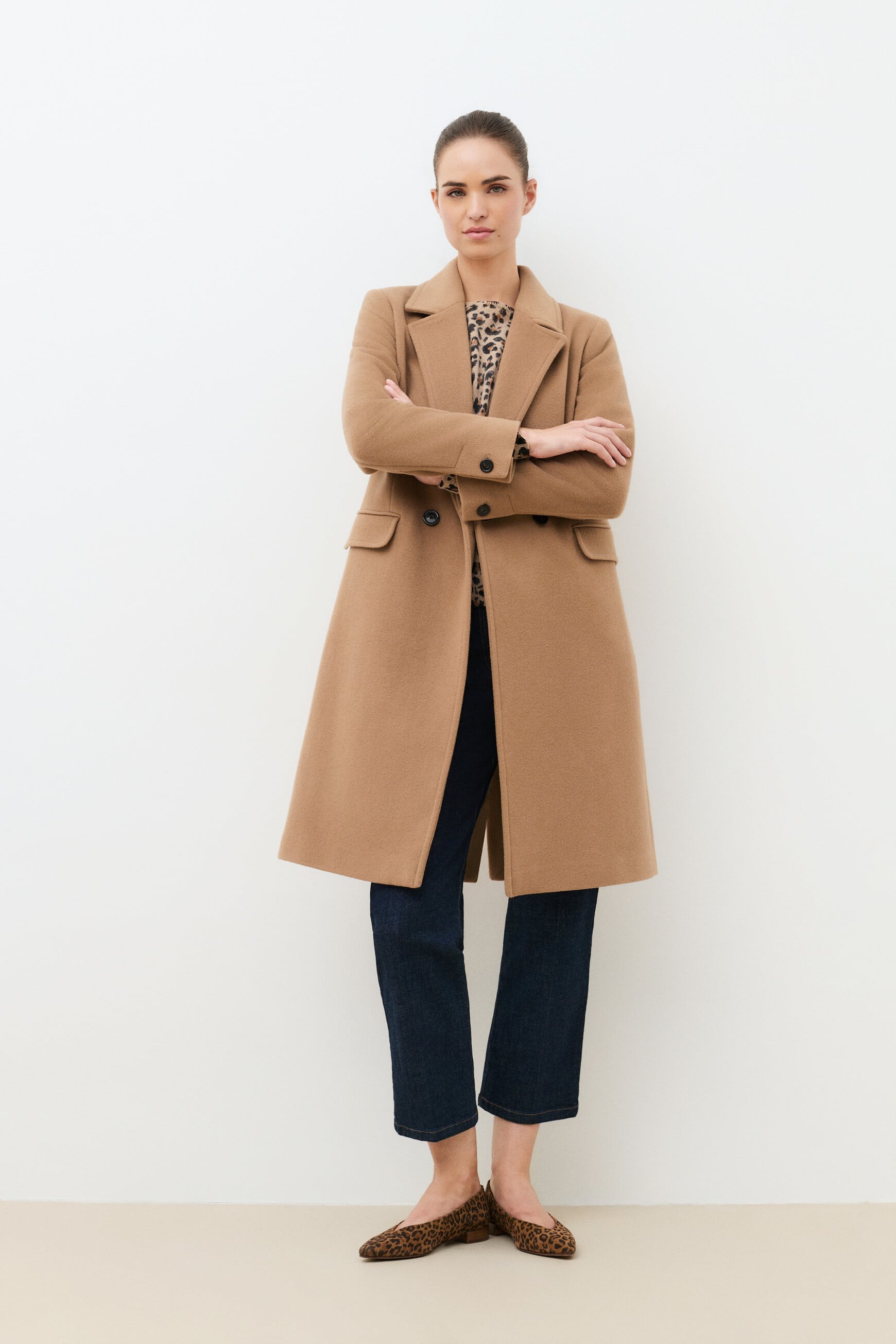Manteau gregory camel femme