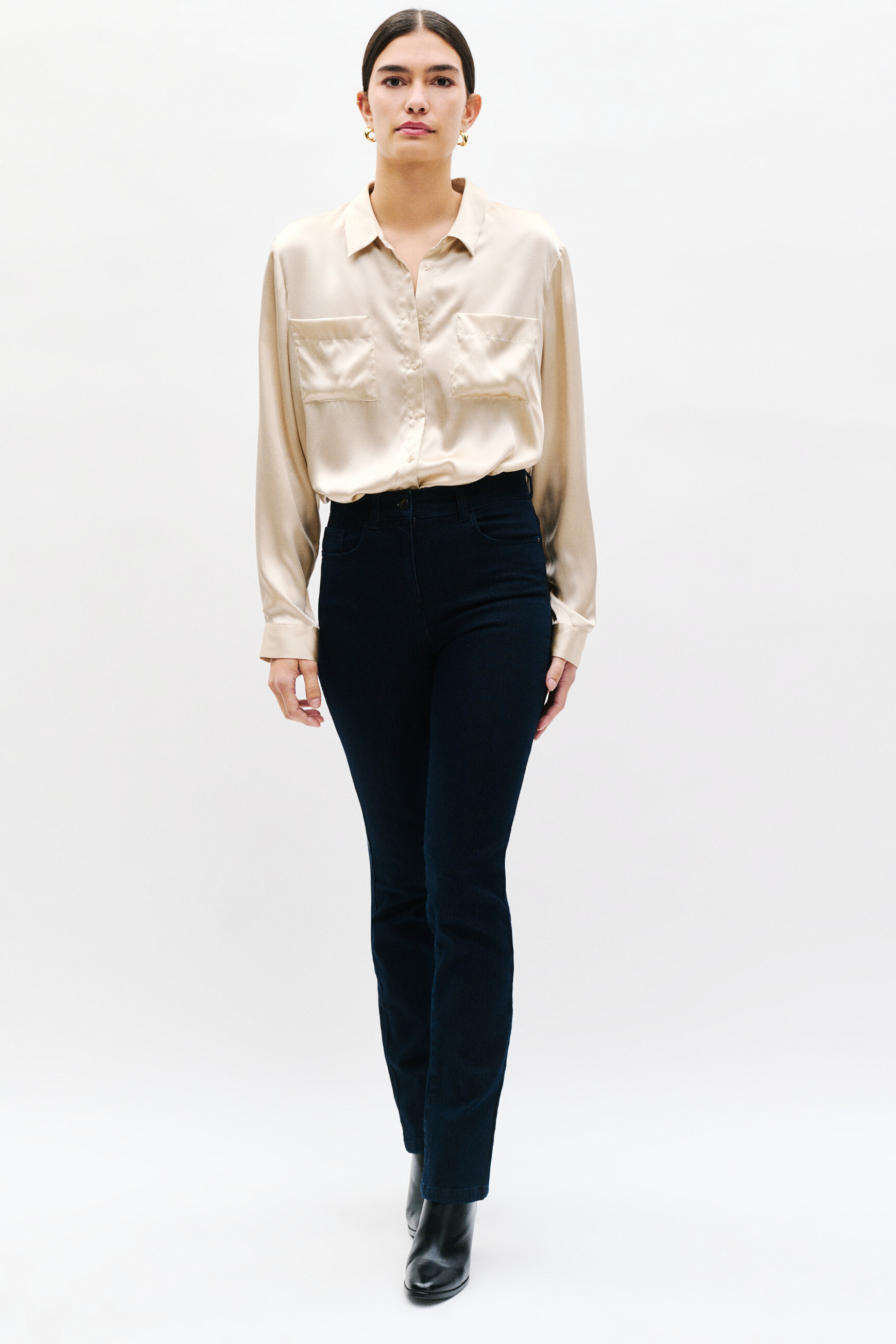 pantalon prayano denim double stone femme Pantalon prayano denim double stone femme