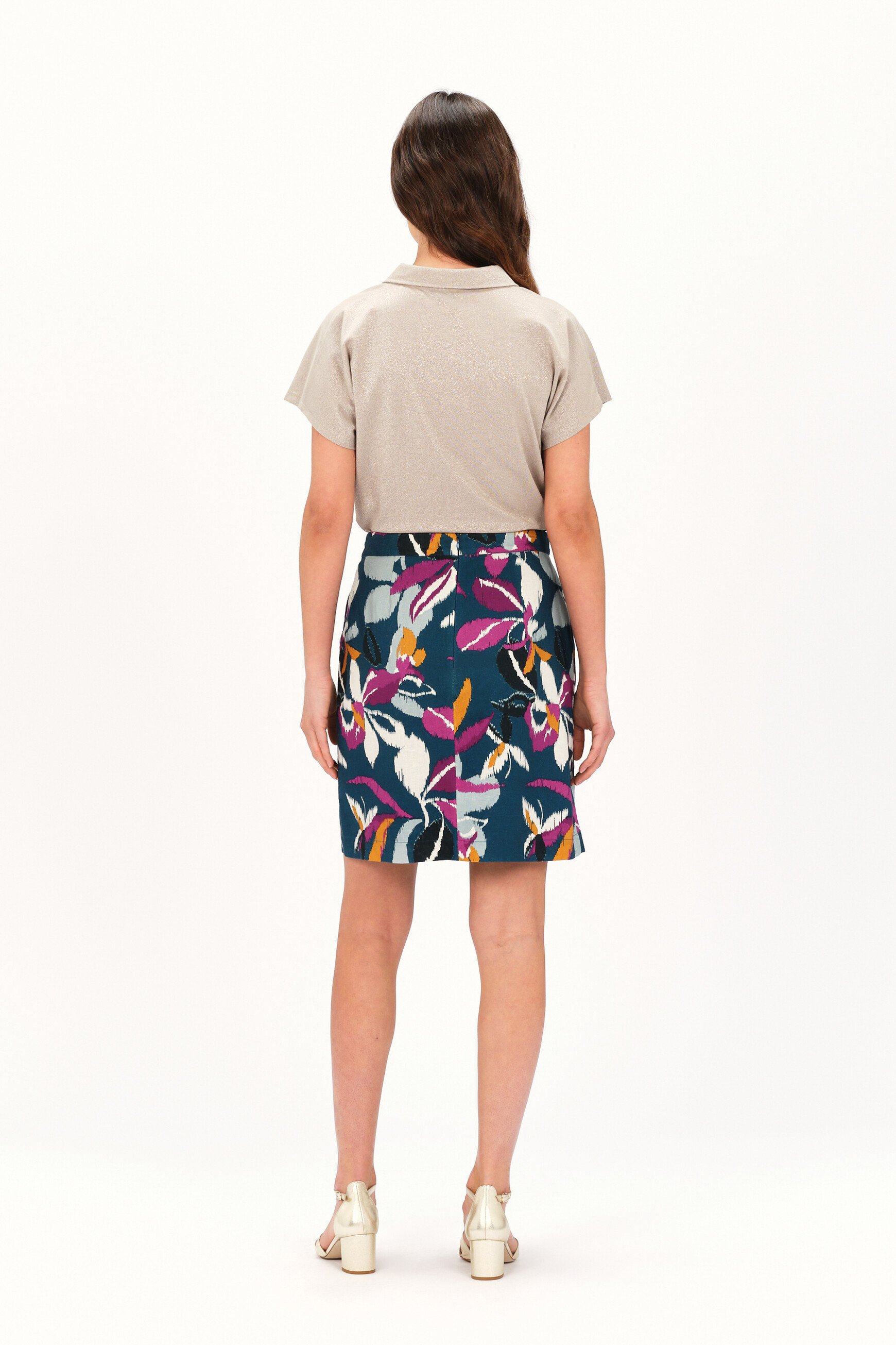 Jupe janya vert emeraude femme