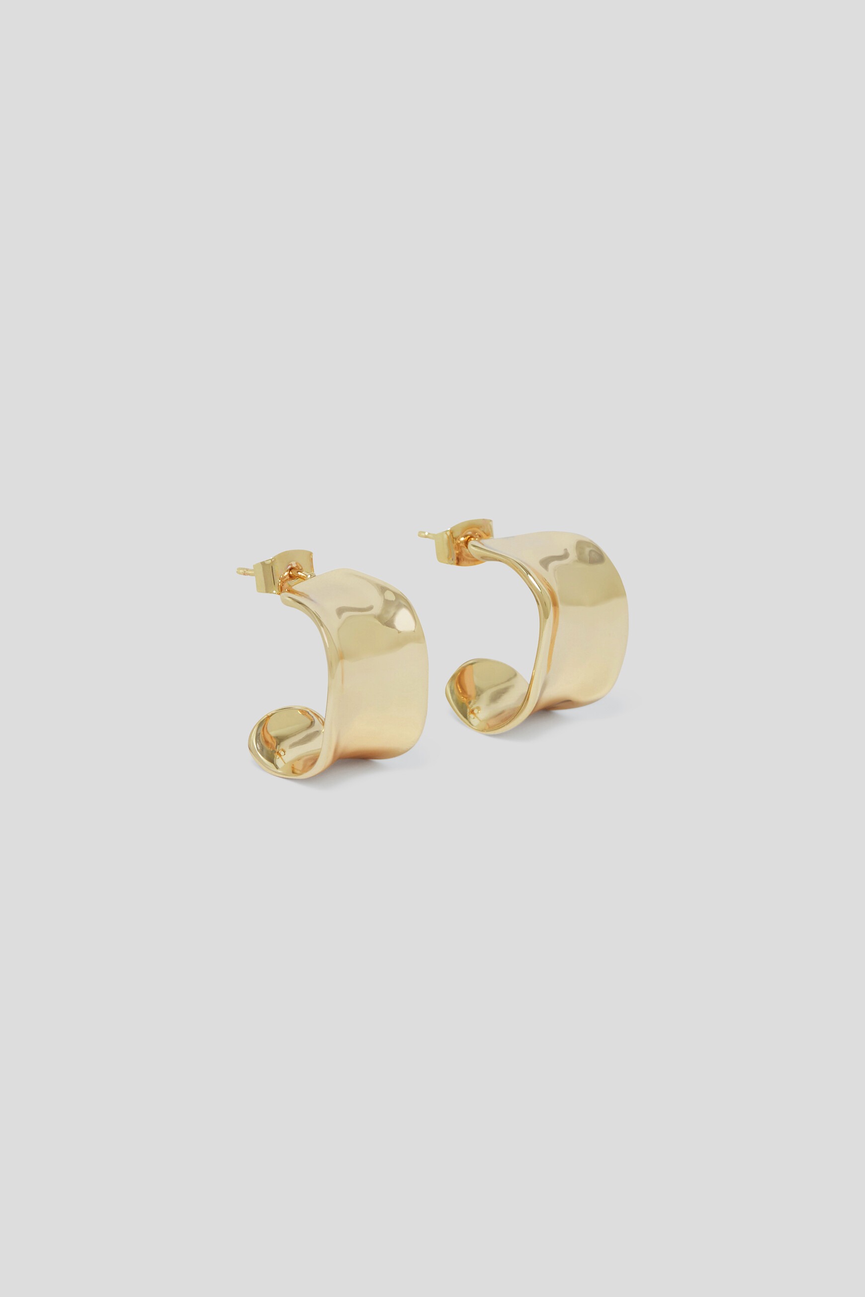 Wavyr earrings silver color woman