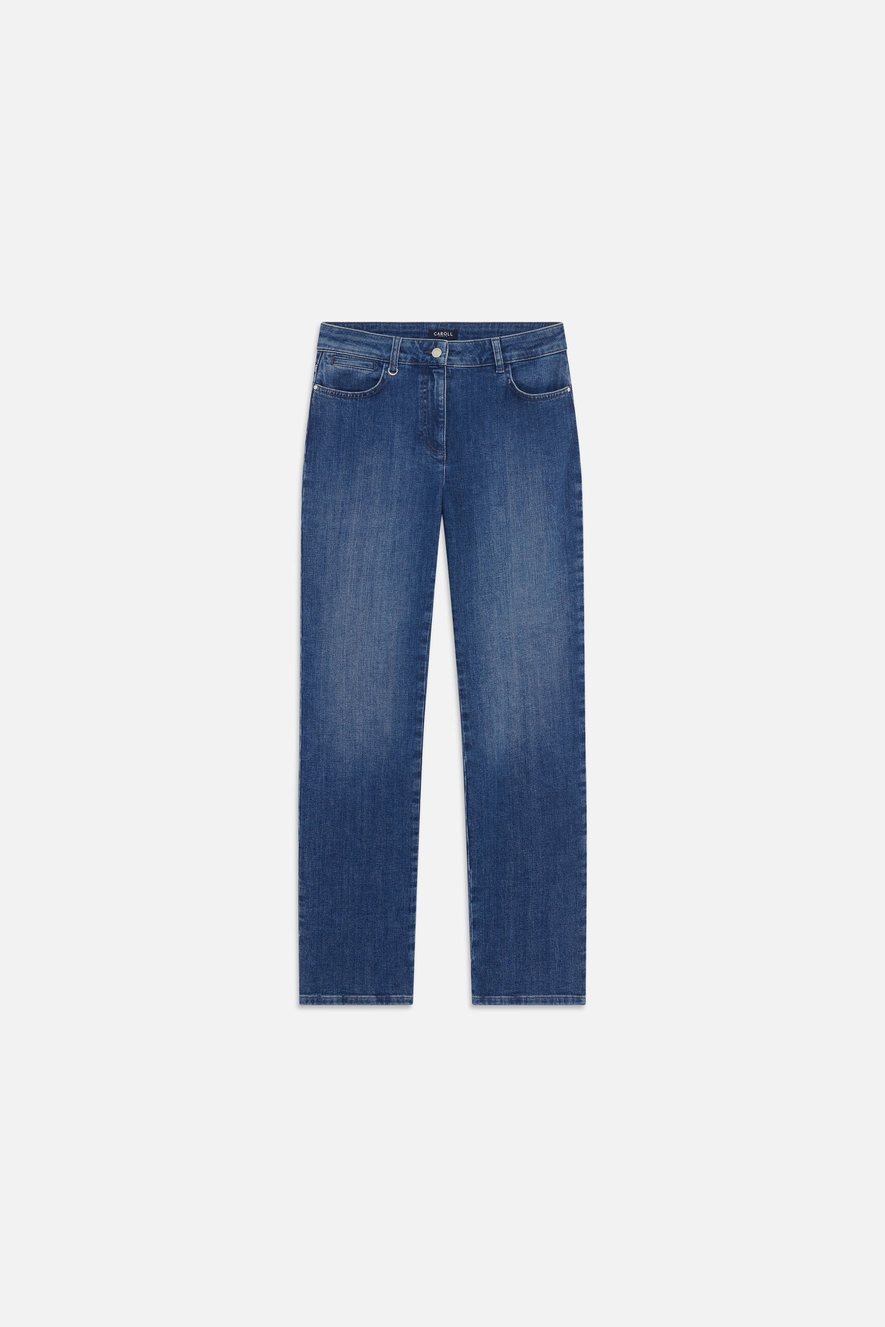 Pantalon Pcomelongjean2 denim stone femme