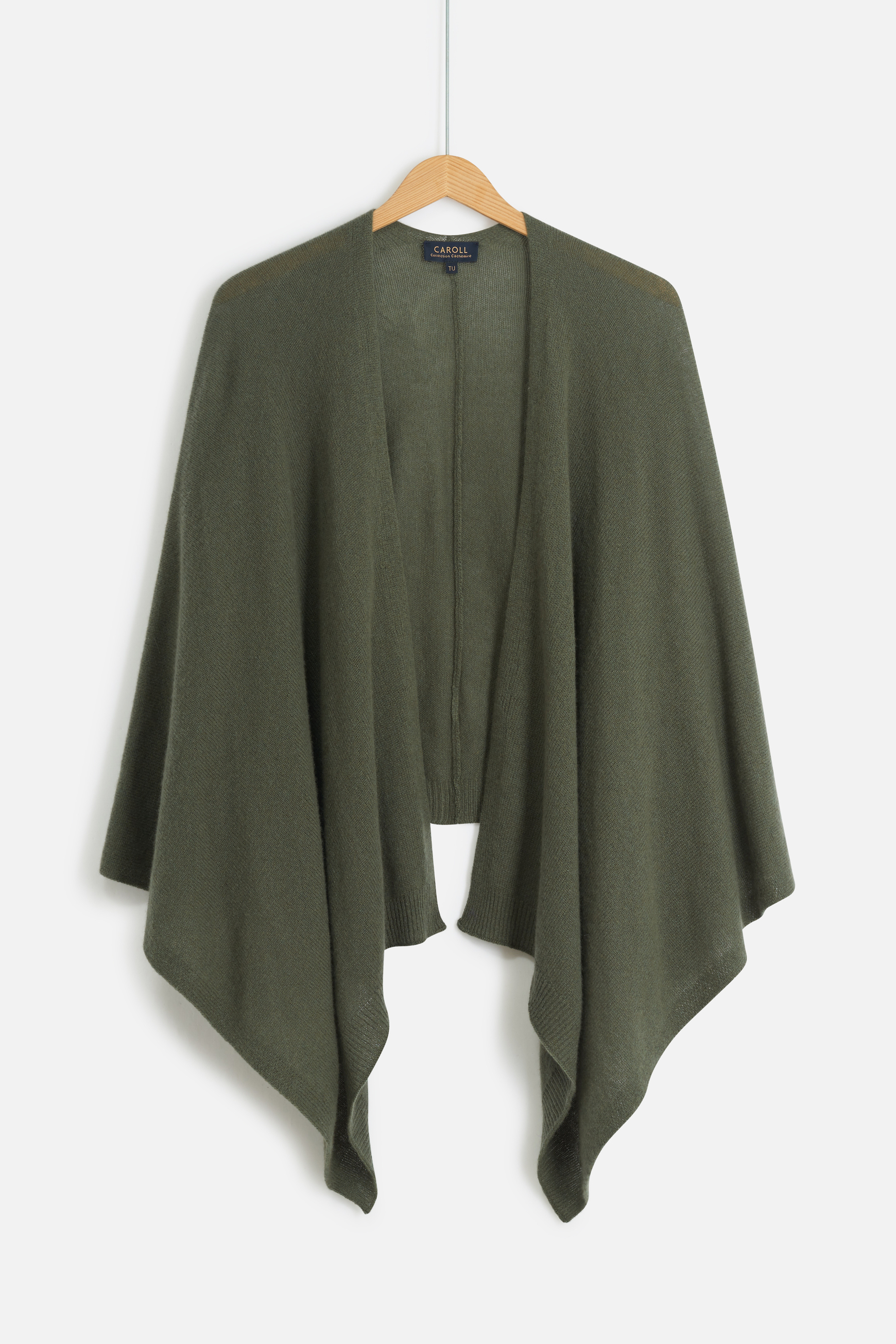 poncho harry 100 cachemire vert kaki femme poncho harry 100% cachemire vert kaki femme