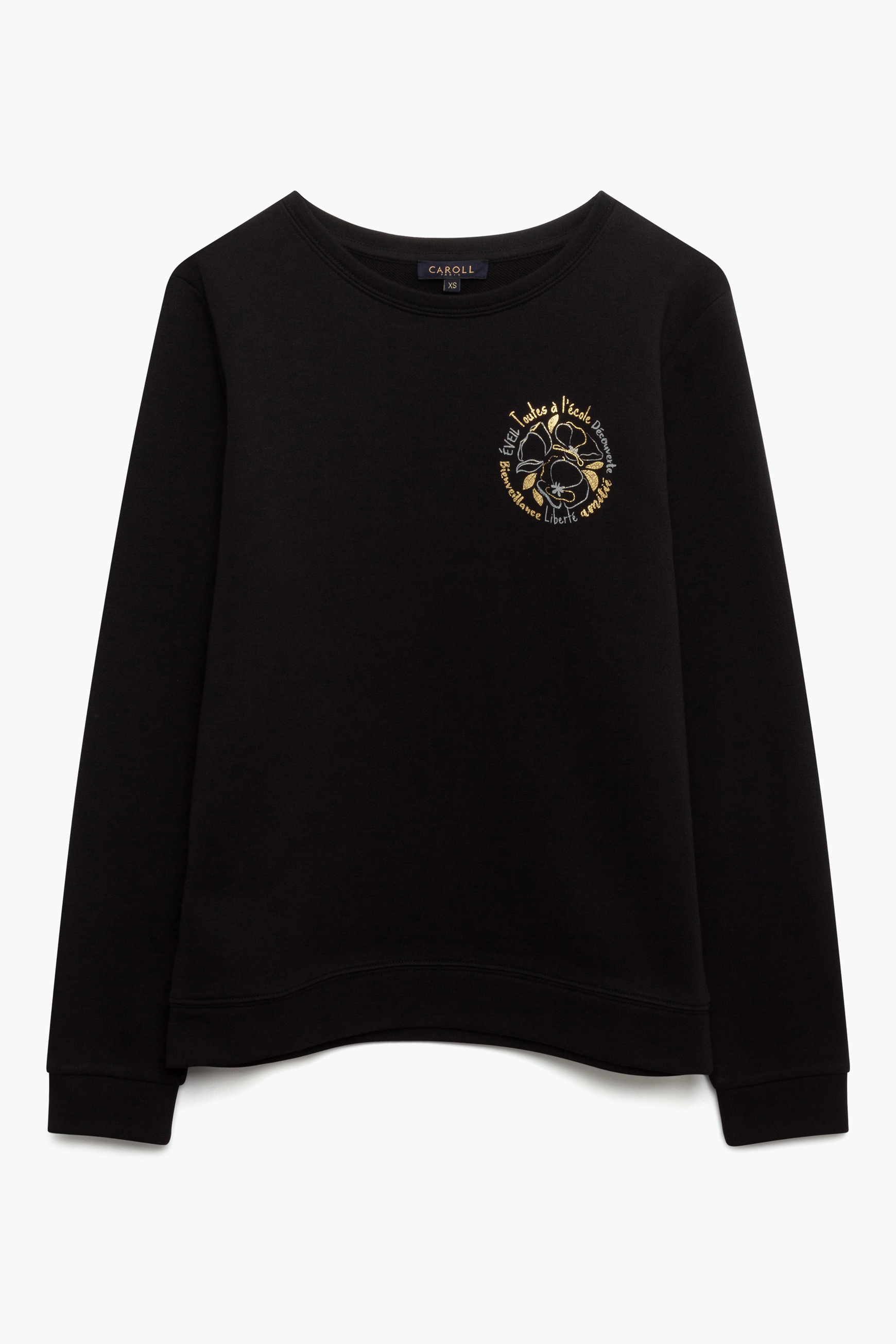 sweat jasmin noir femme Sweat Jasmin noir femme