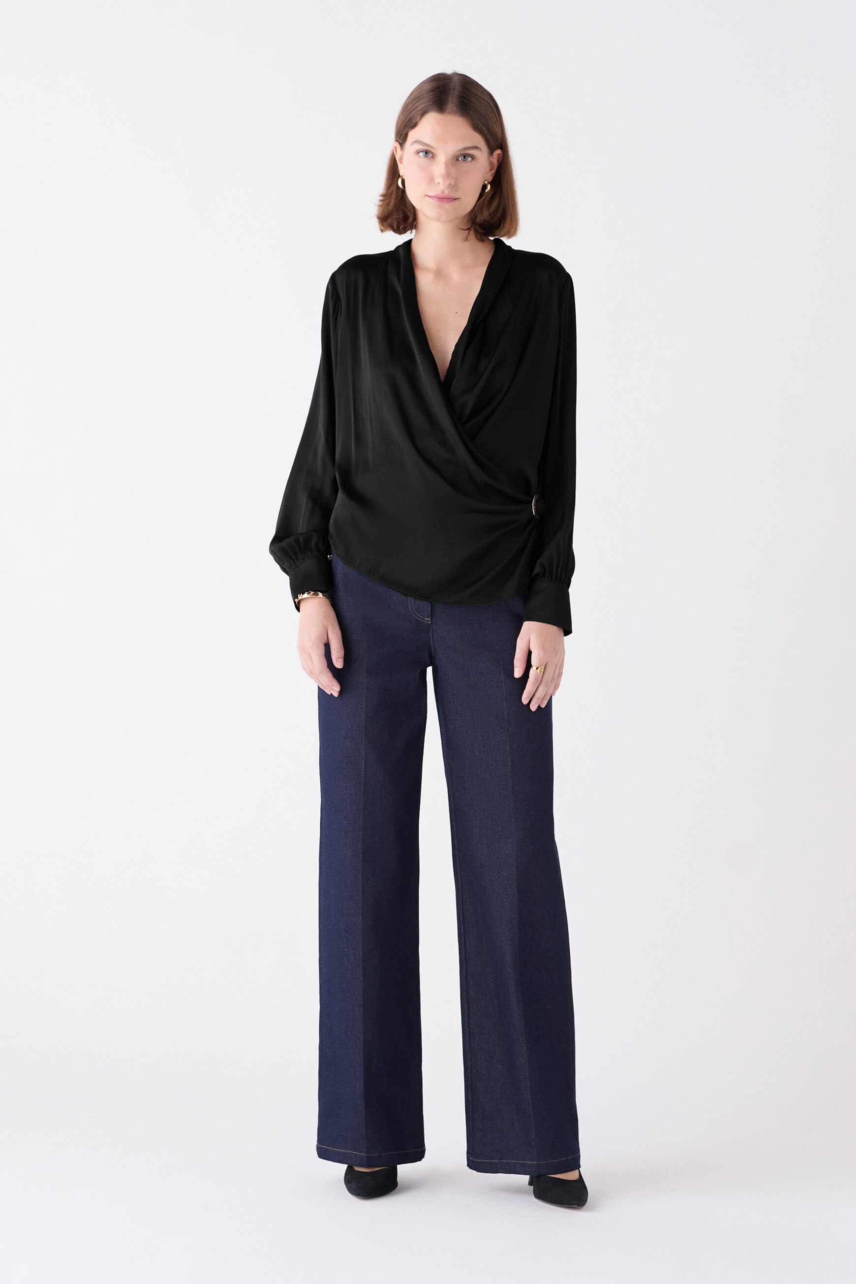 Blouse Coeurly noir femme