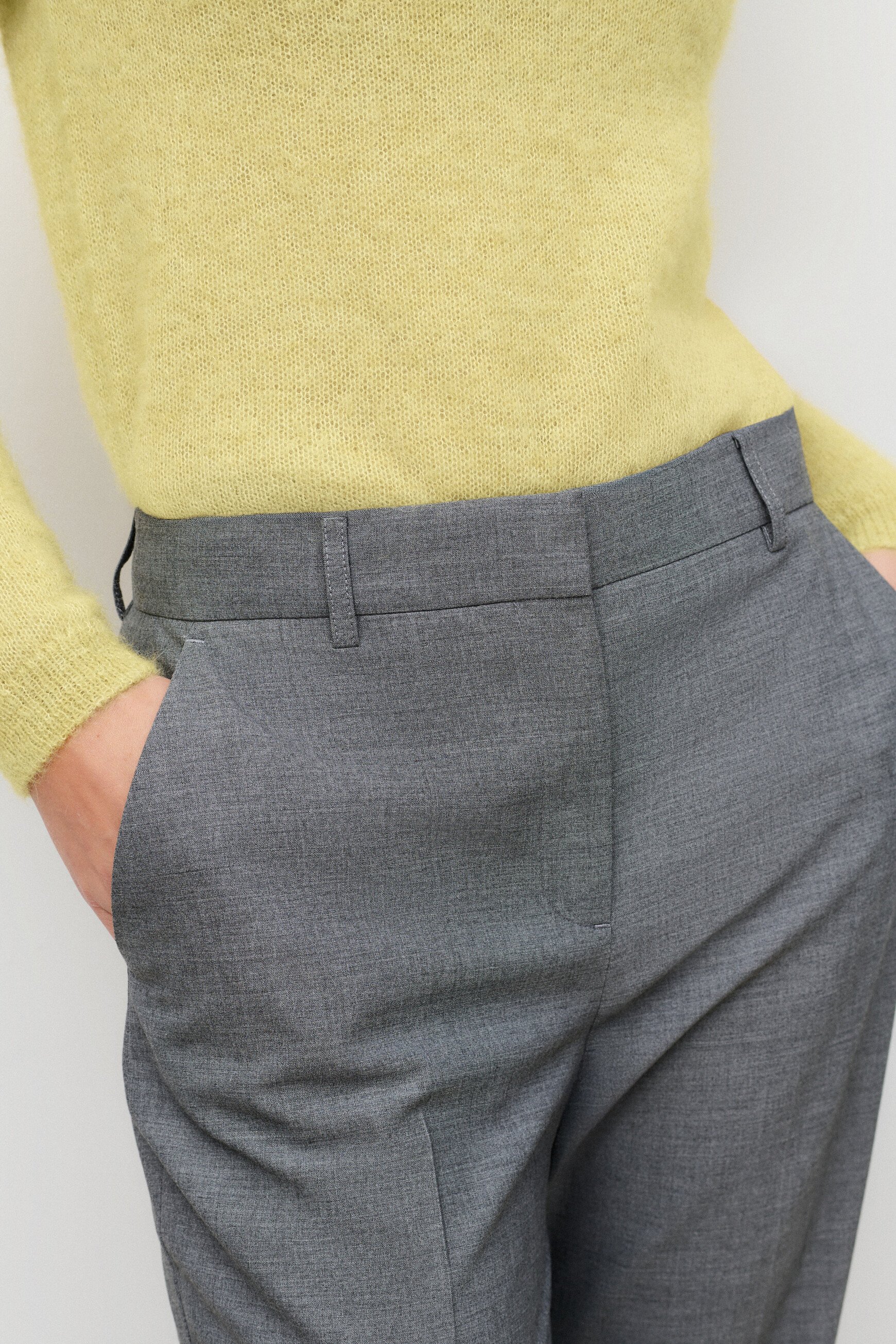 Pull Mvittoria vert anis femme