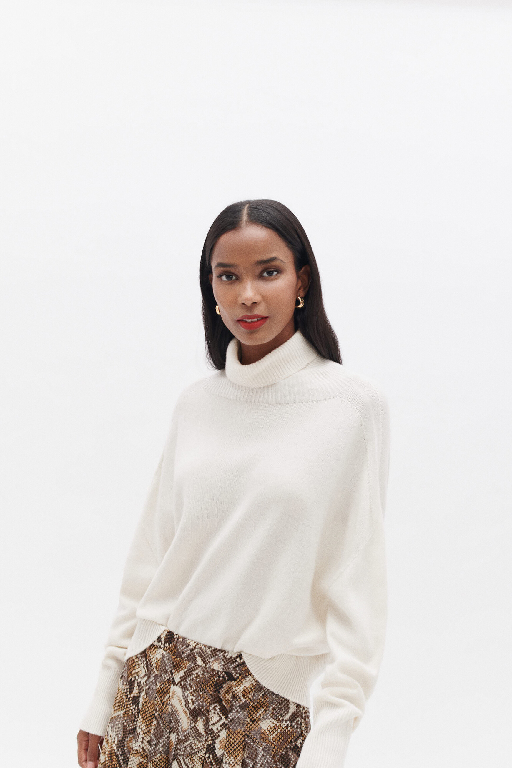 Pull muray ivoire femme