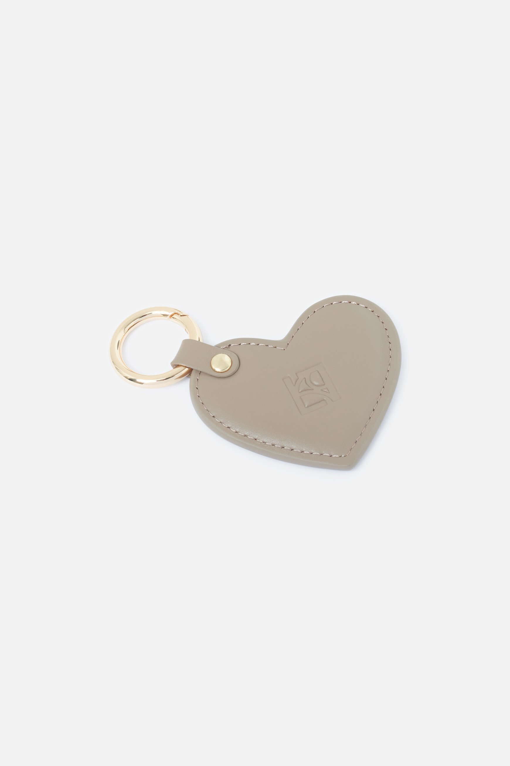 silove keyring in natural leather beige woman Silove keyring in natural leather beige woman
