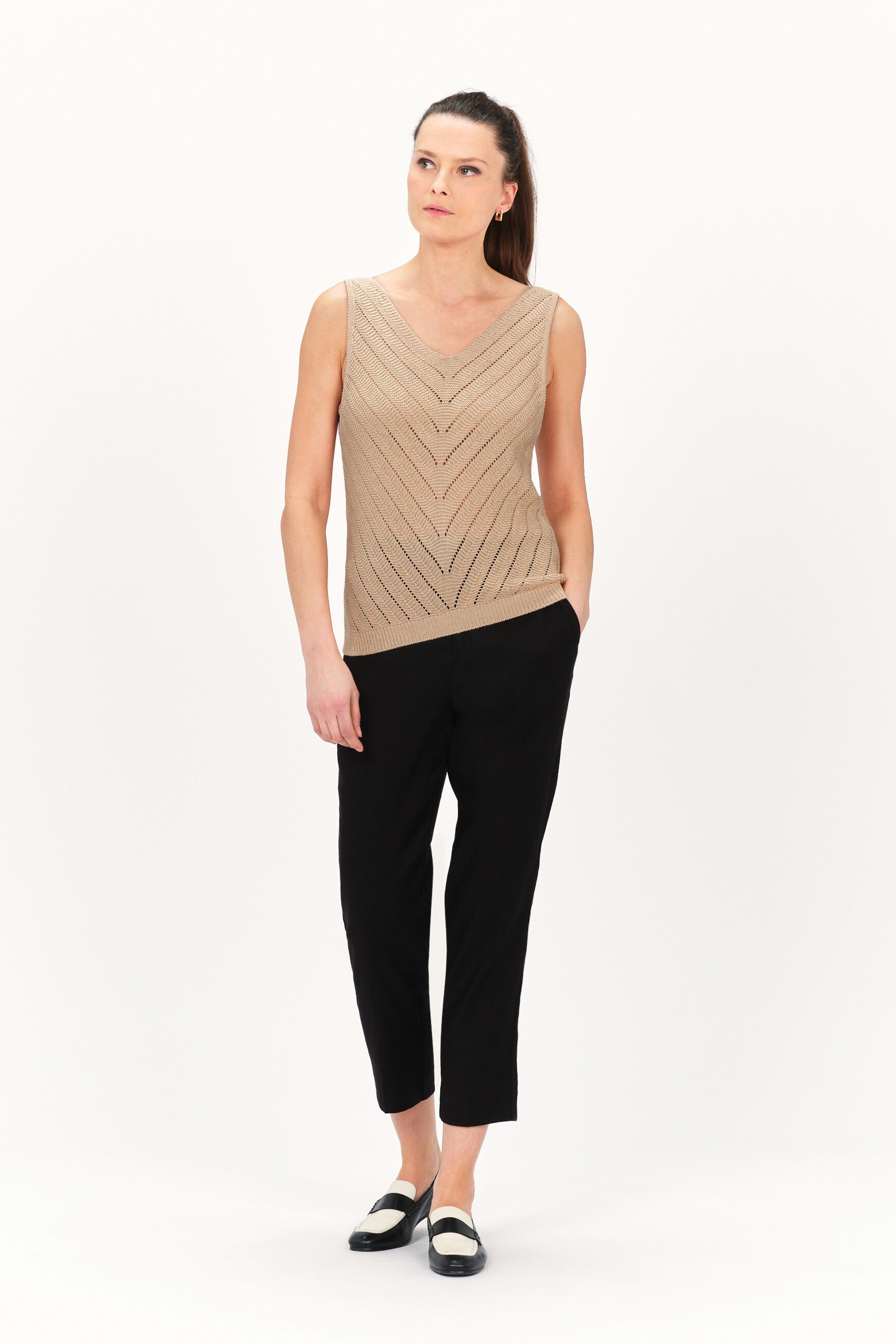 manel jumper beige woman