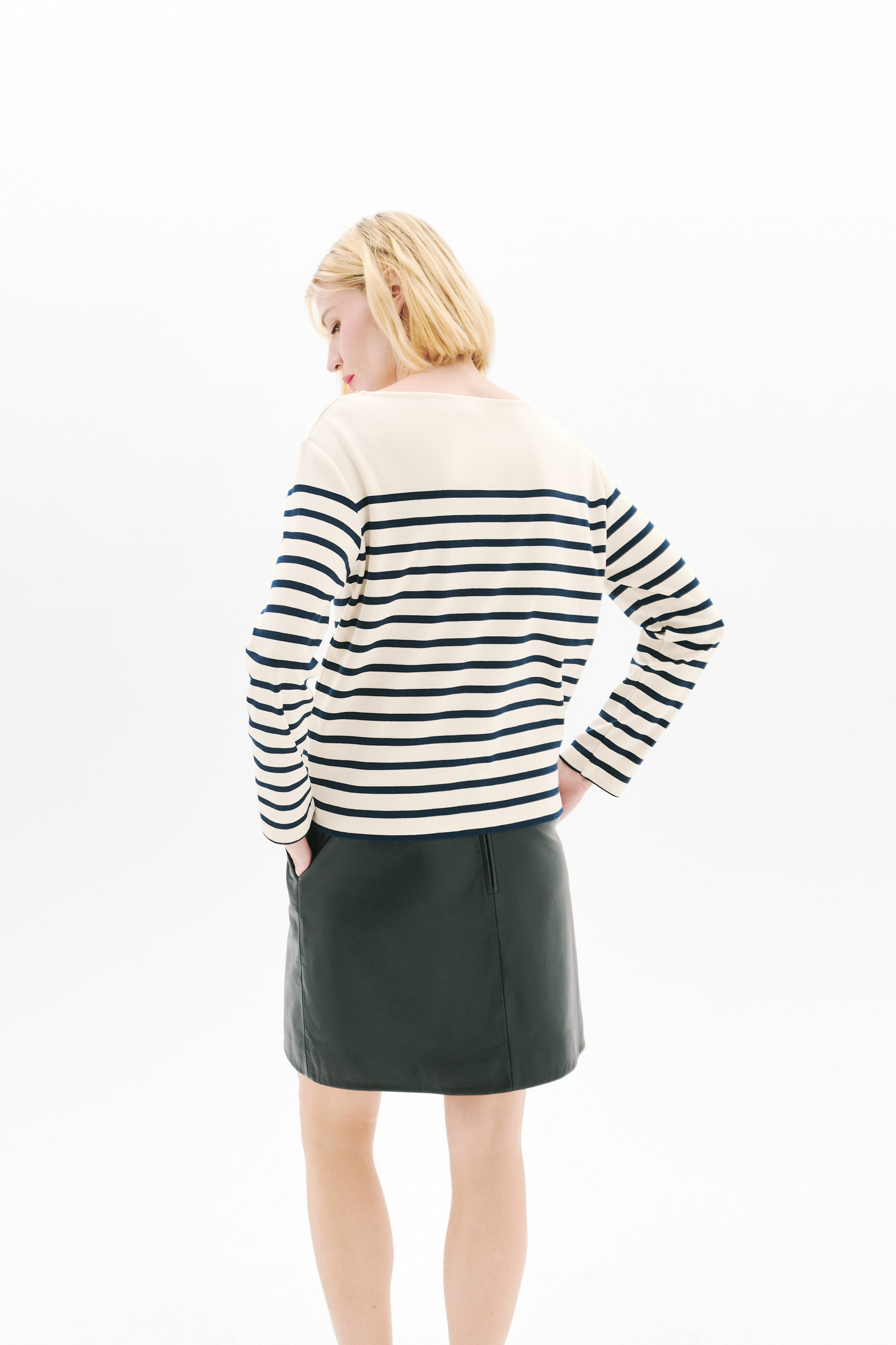 T-shirt Tcassandre bleu marine femme