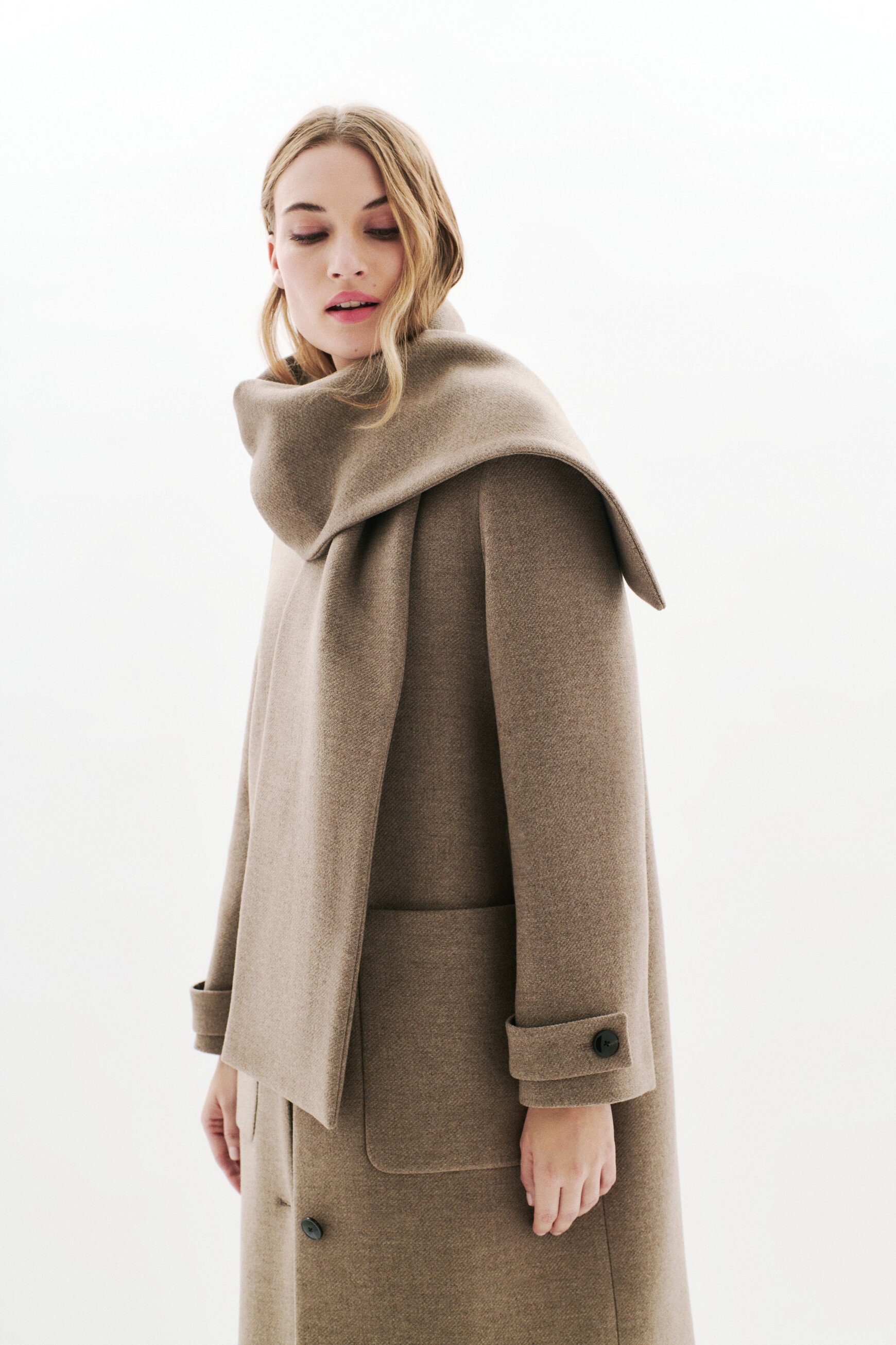gentiani 2 coat taupe woman Gentiani 2 coat taupe woman