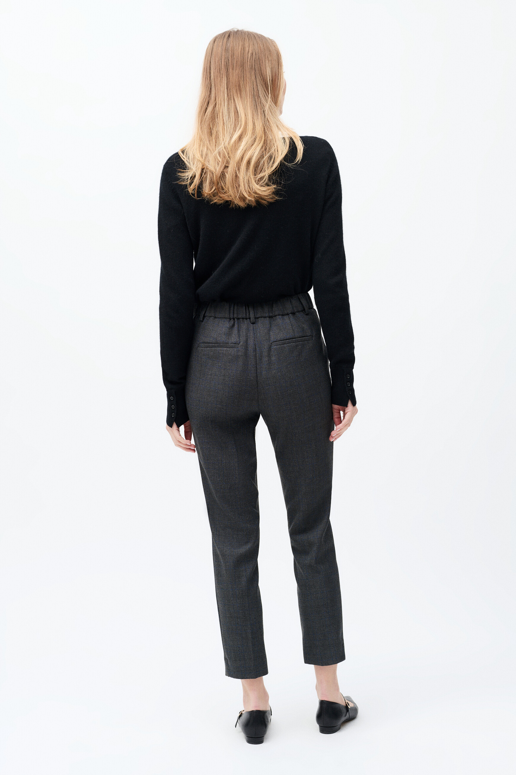 Pantalon Psidiko19 gris femme