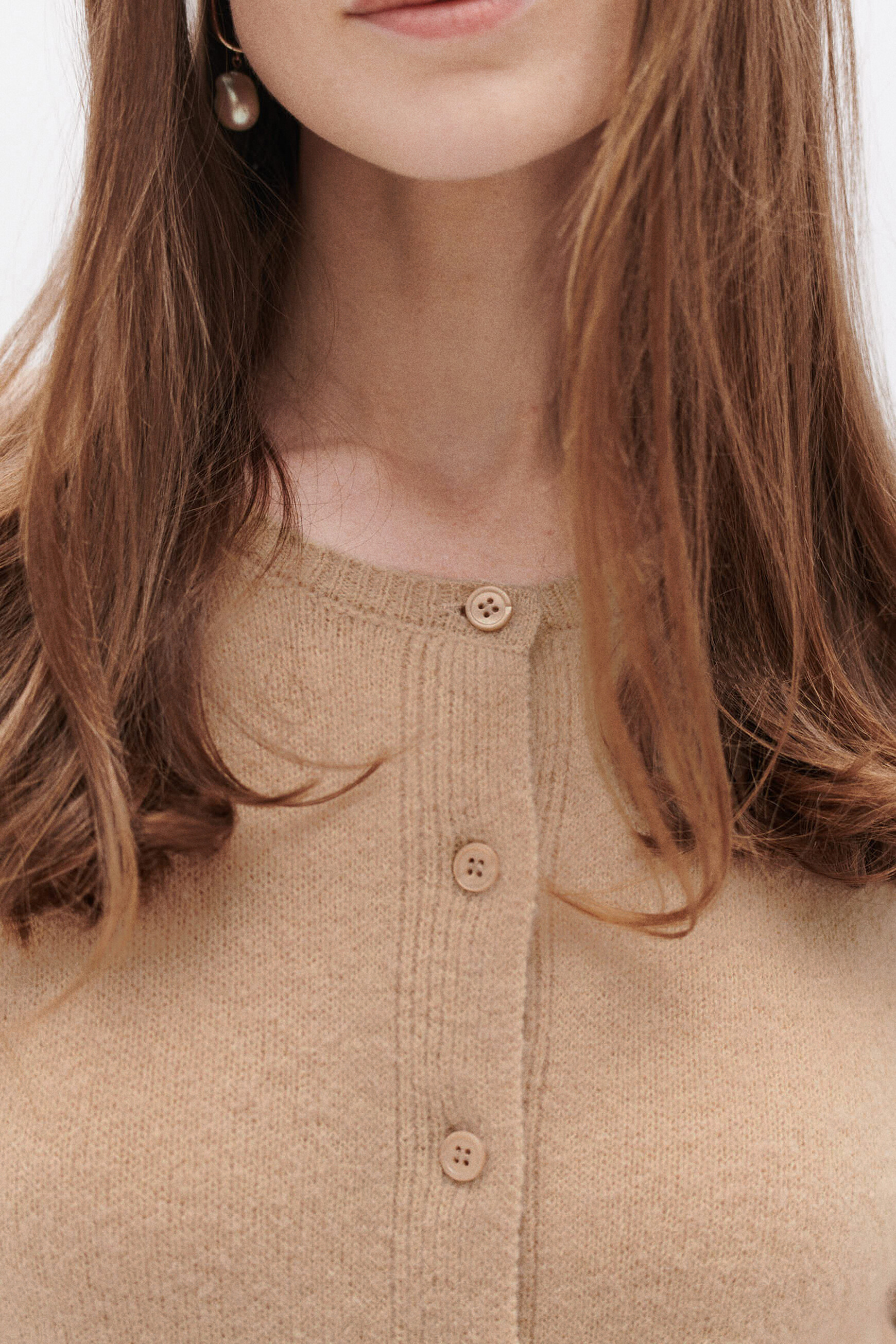 Gilet maurane marron femme