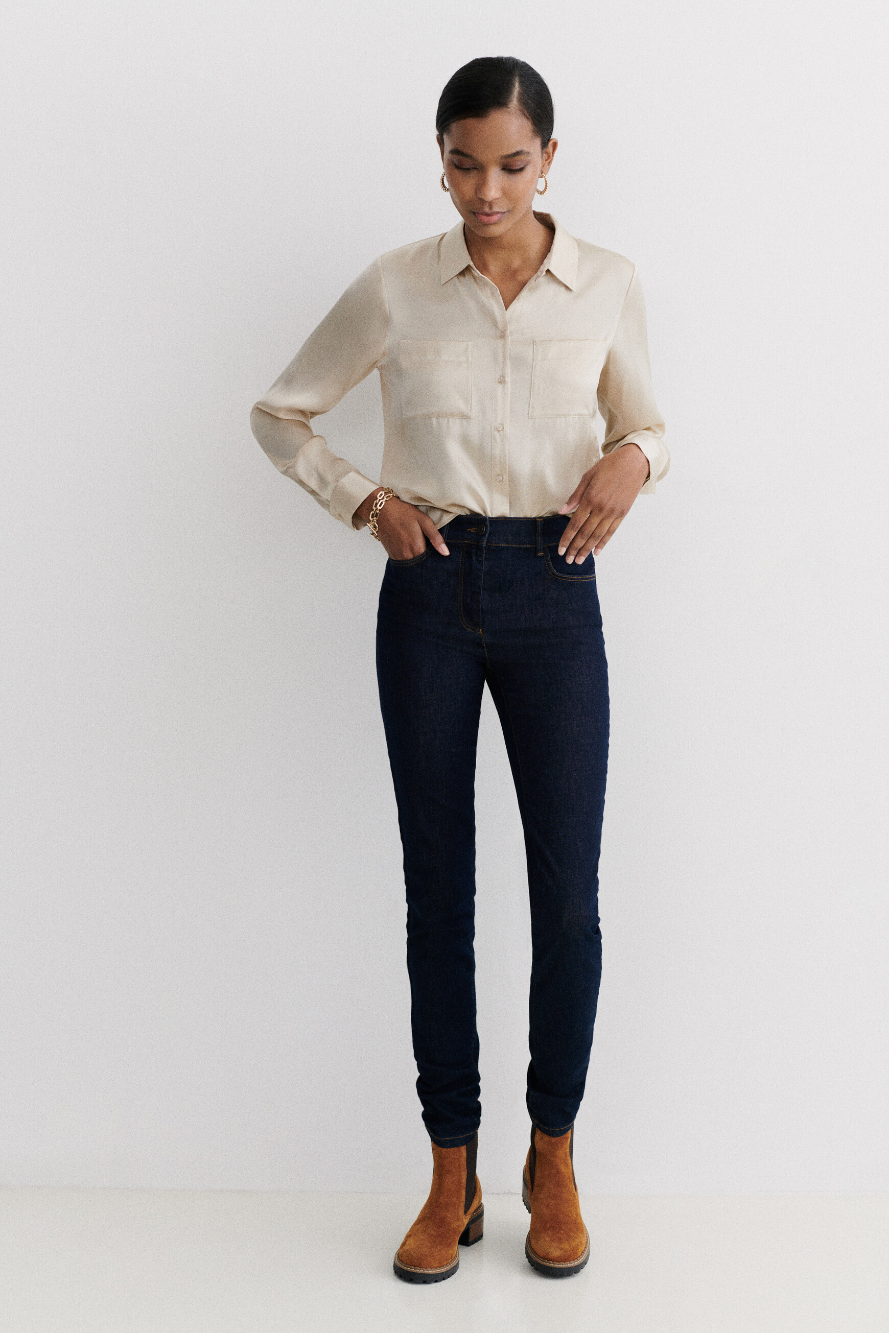 pantalon tom denim double stone femme pantalon tom denim double stone femme