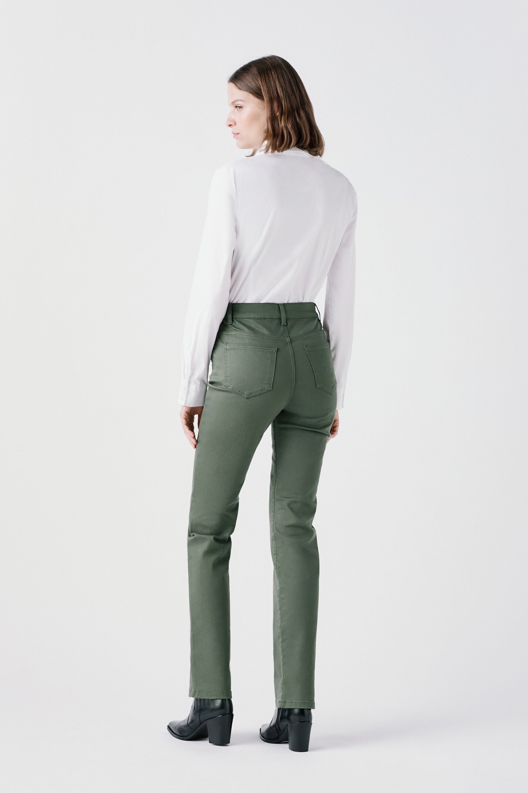 Prayanoc trousers khaki green woman