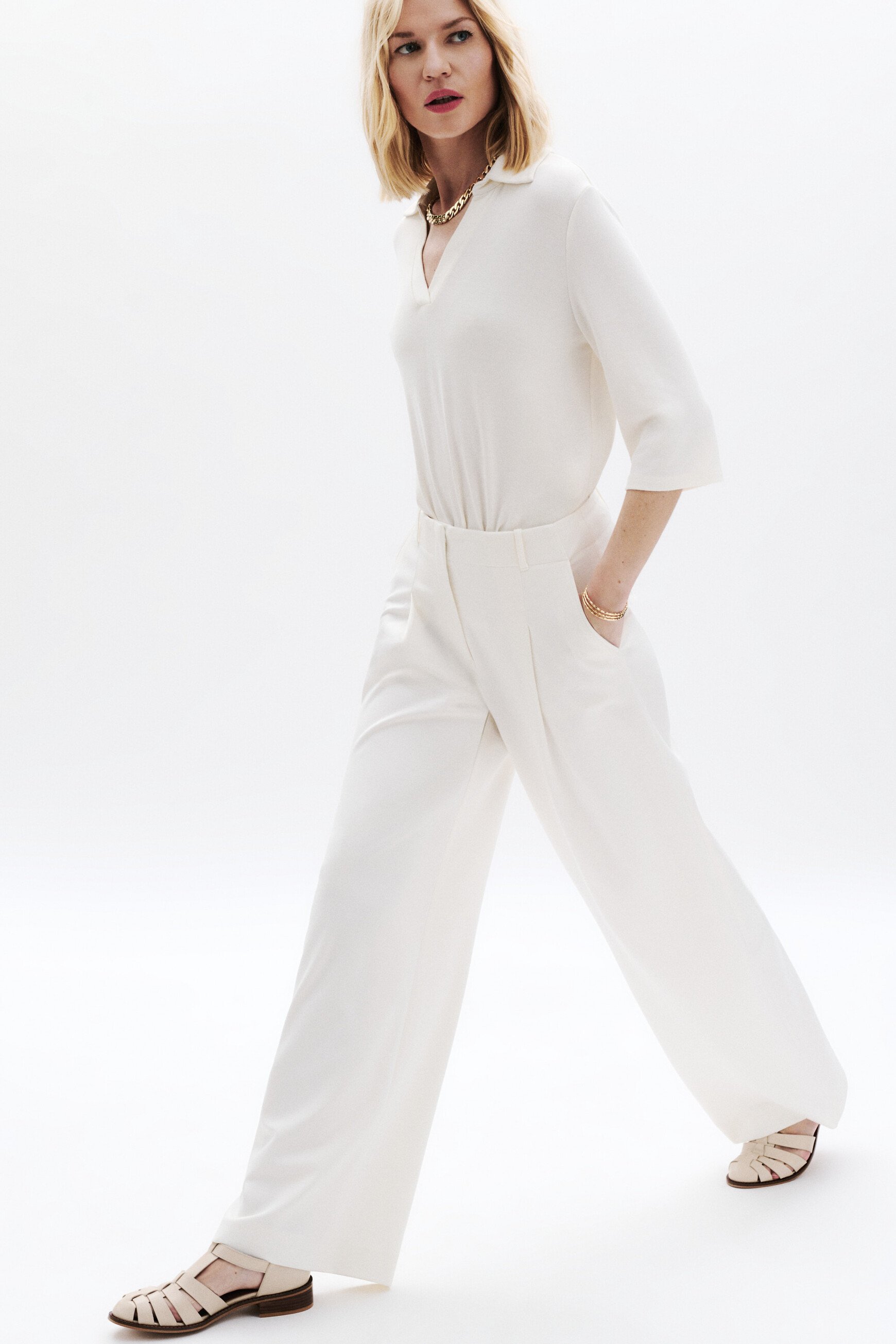pantalon principo ecru femme Pantalon Principo ecru femme