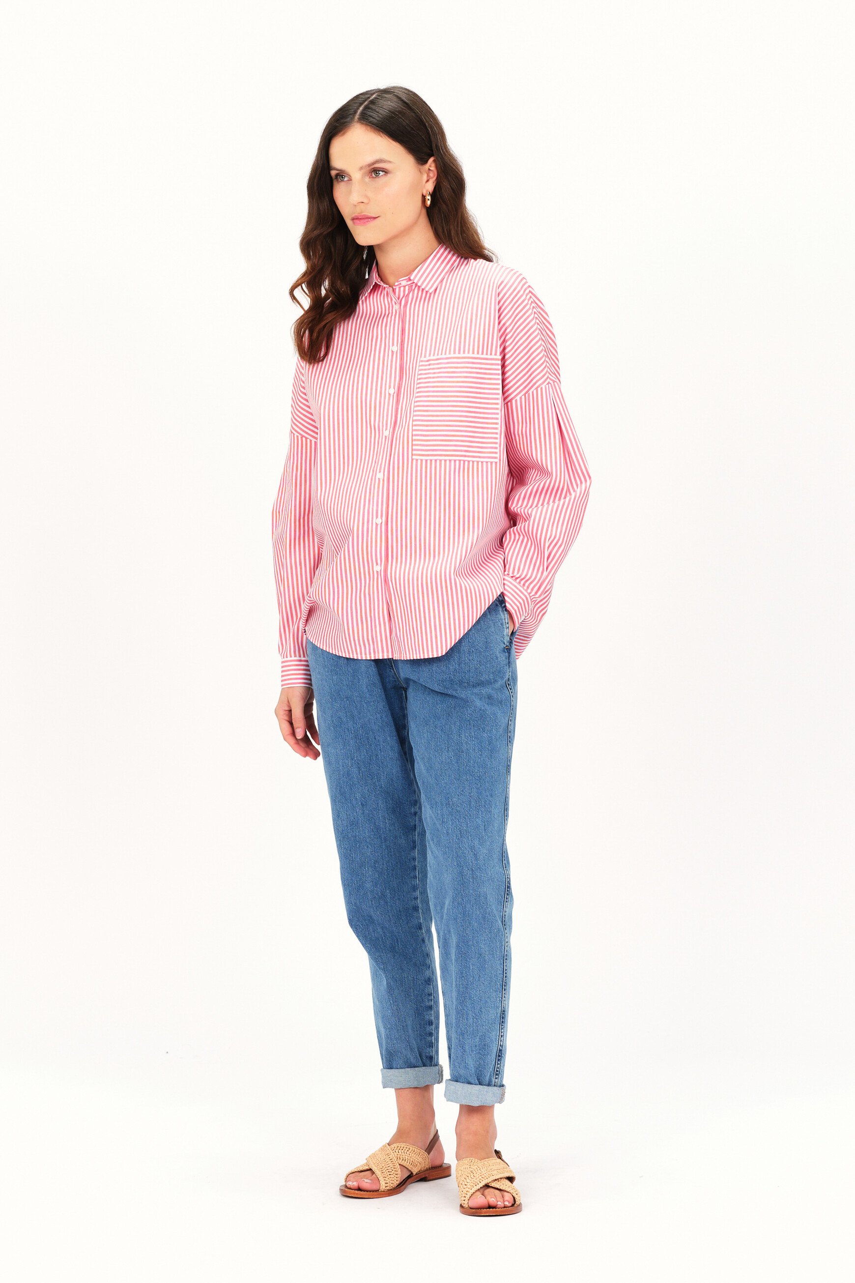 Claudine shirt light red woman