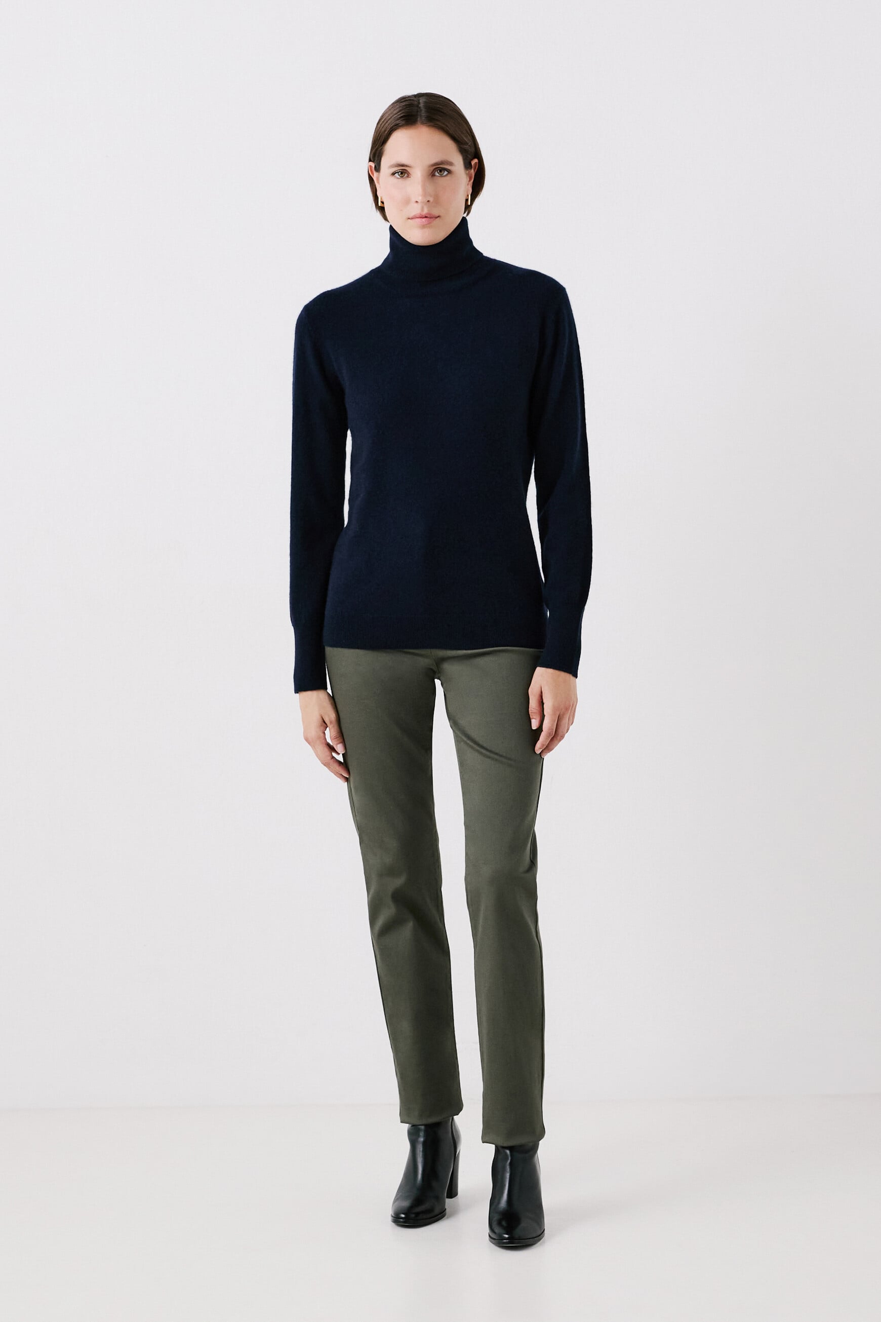 Dylan b 100% cashmere sweater navy blue woman