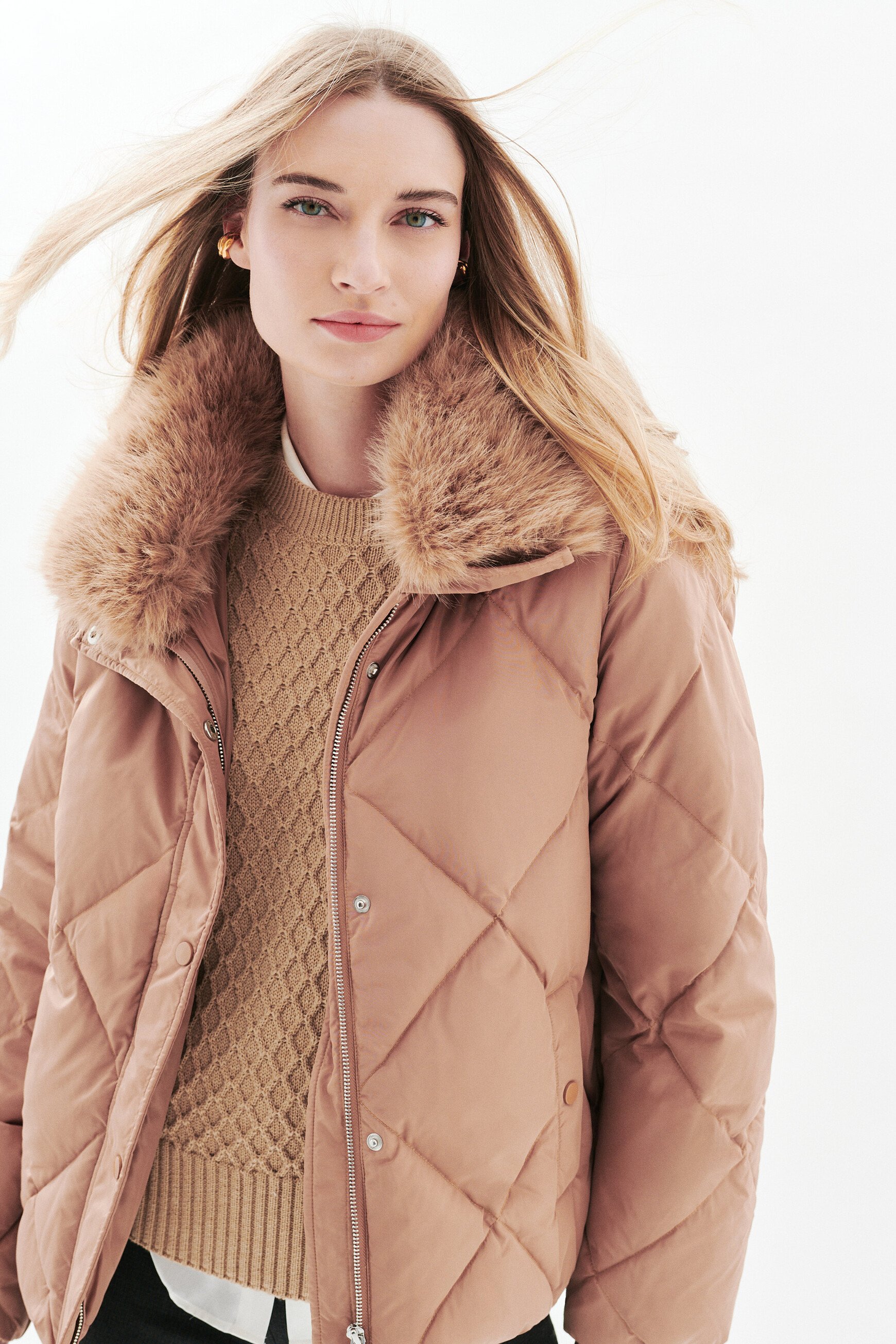 Doudoune Gavony2 camel femme