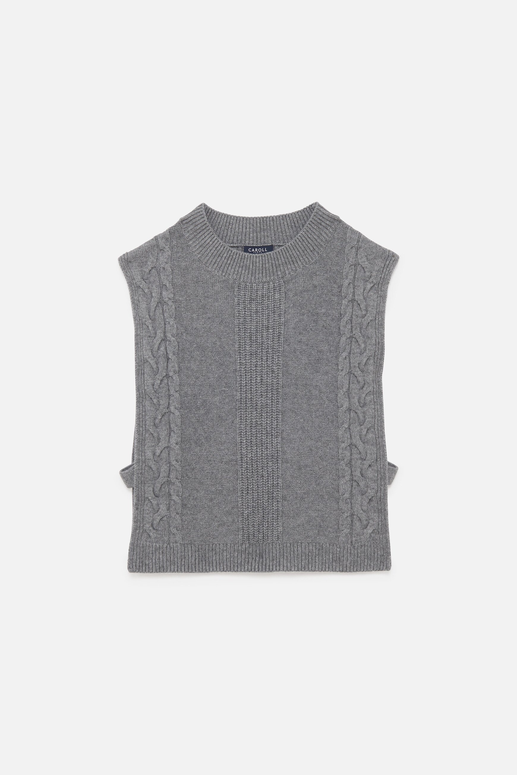 poncho hiris gris clair femme Poncho hiris gris clair femme