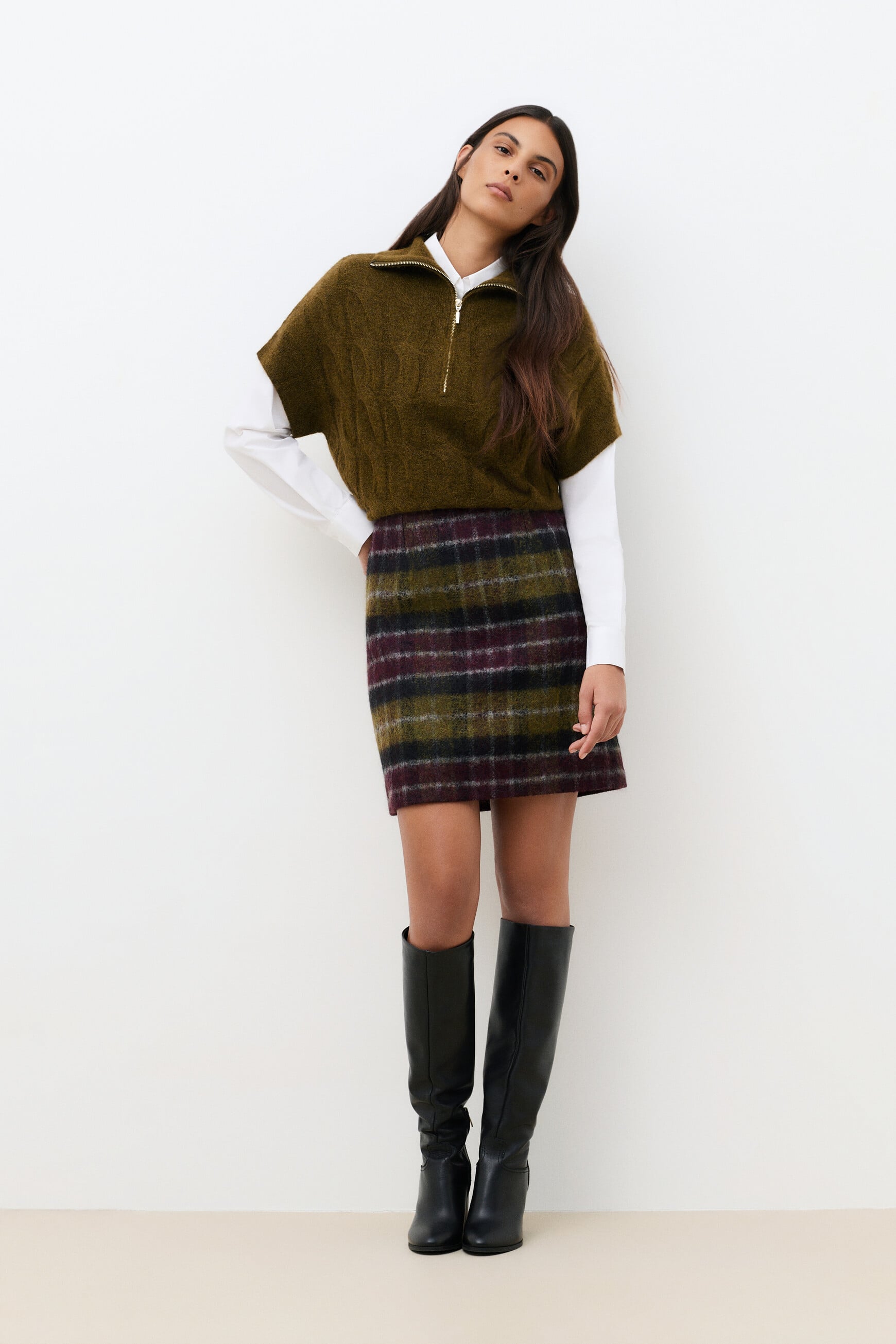 Jwatson skirt olive green woman